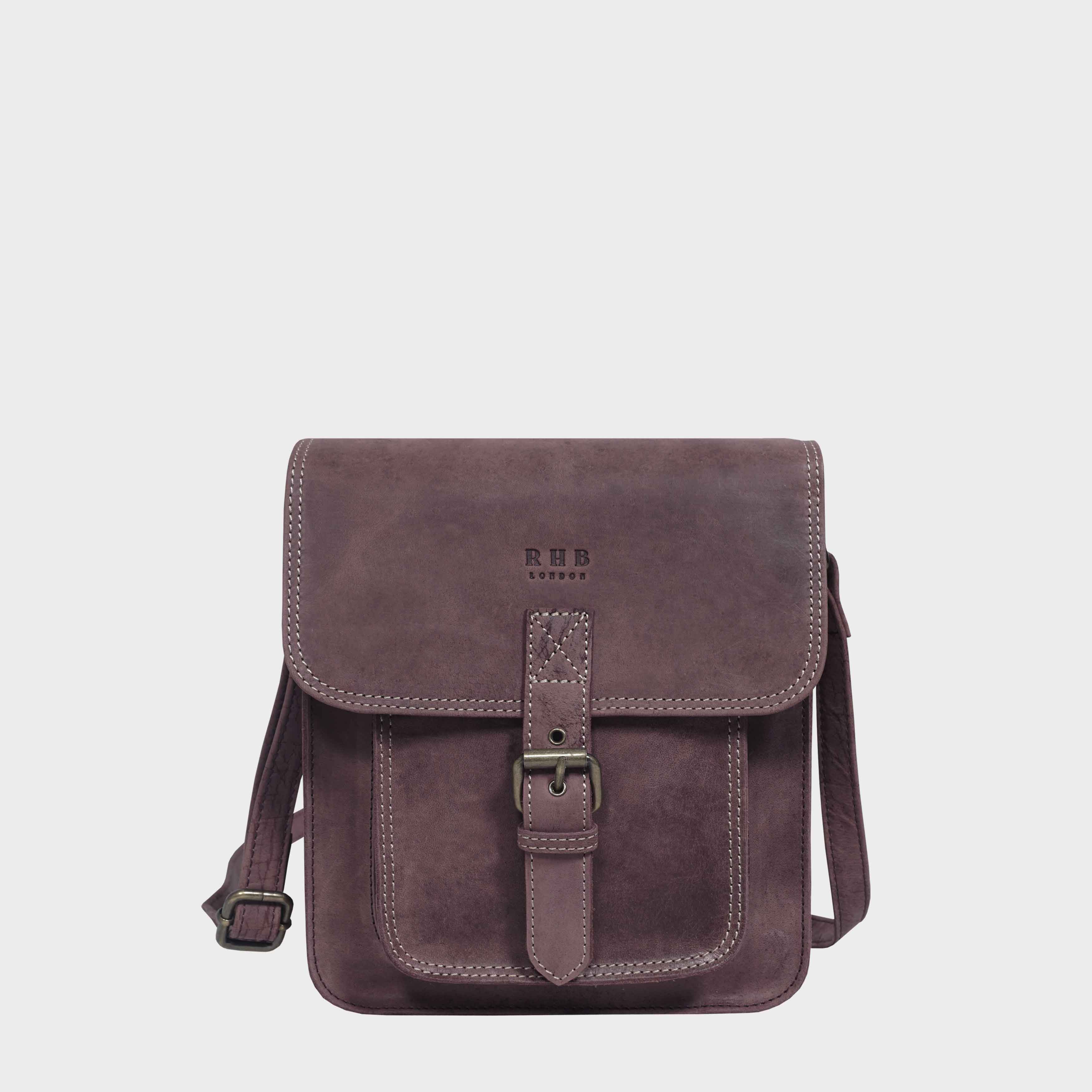 ‘CAROLYN’ Real Leather iPad Tablet Crossbody Bag