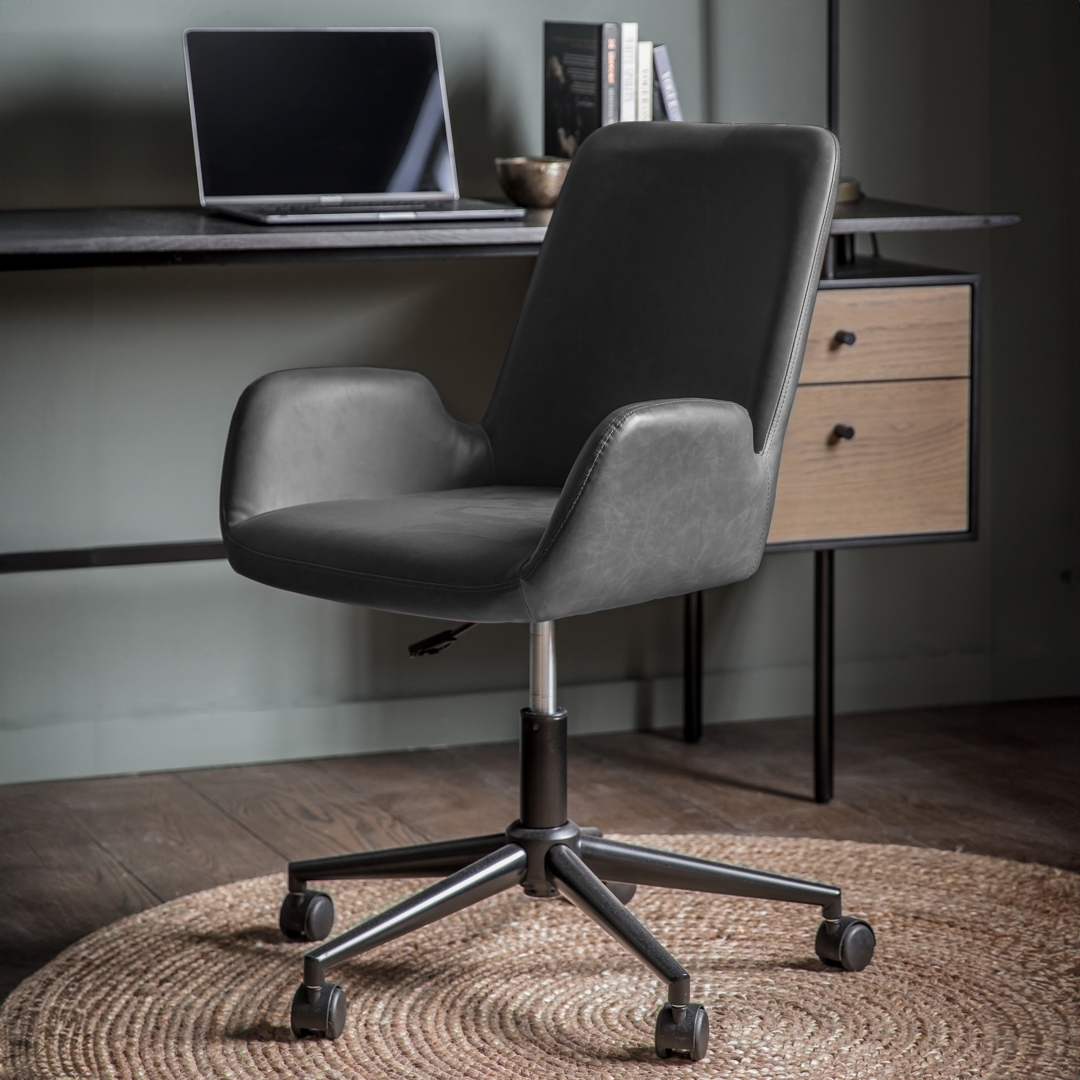 Gallery Living   Hastings Swivel Chair Charcoal in Size +44, BrandAlley
