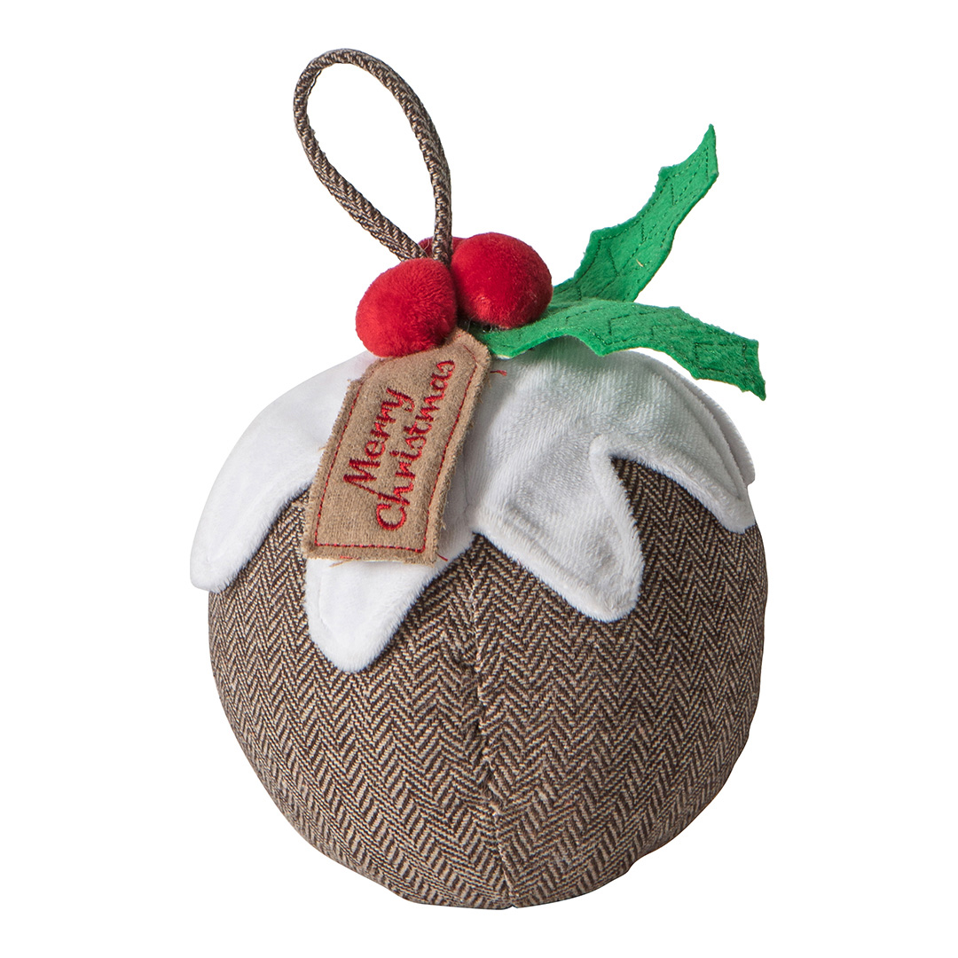Pudding Doorstop Brown/White