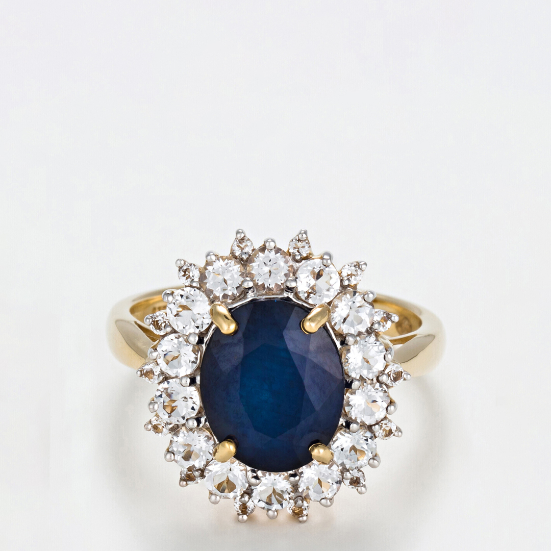 Silver Courtoisie Sapphire Ring - Le Diamantaire - Modalova