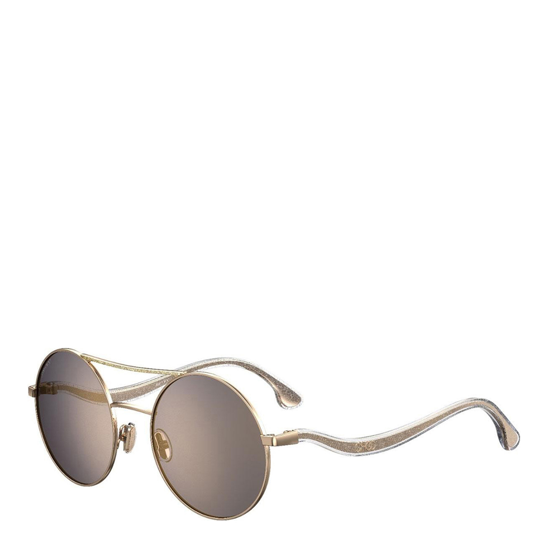 Women's Gold Jimmy Choo Sunglasses 54mm