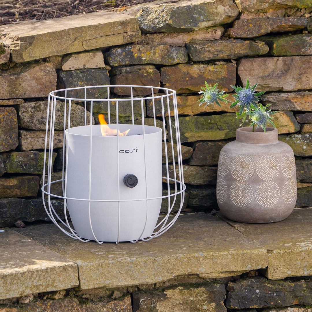 Cosi    White Cosiscoop Basket Lantern in Size 26cm, BrandAlley