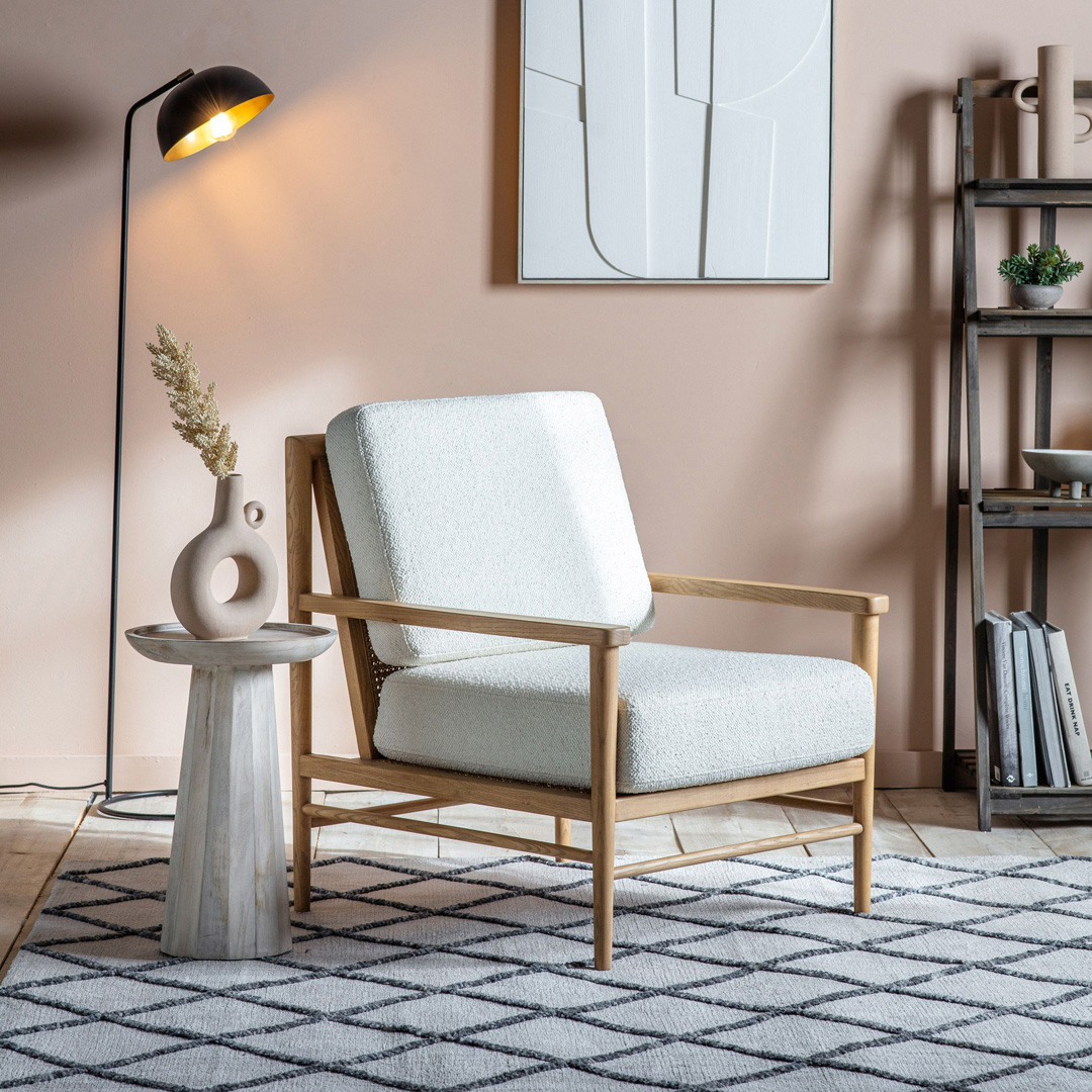 Oswten Armchair Cream