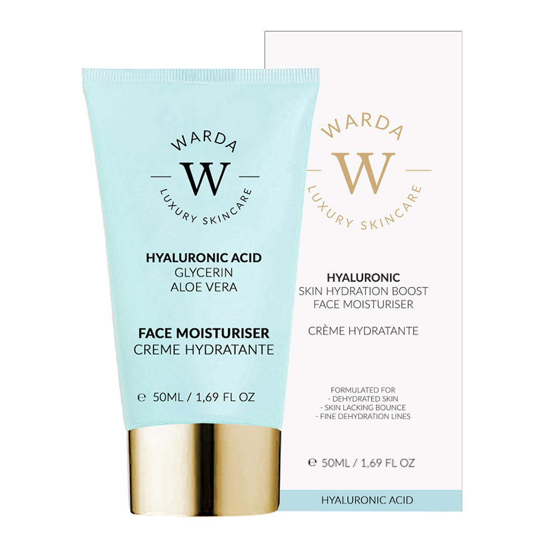 Warda Skincare     Skin Hydration Boost Hyaluronic Acid Moisturiser 50Ml in Size 50ml, BrandAlley