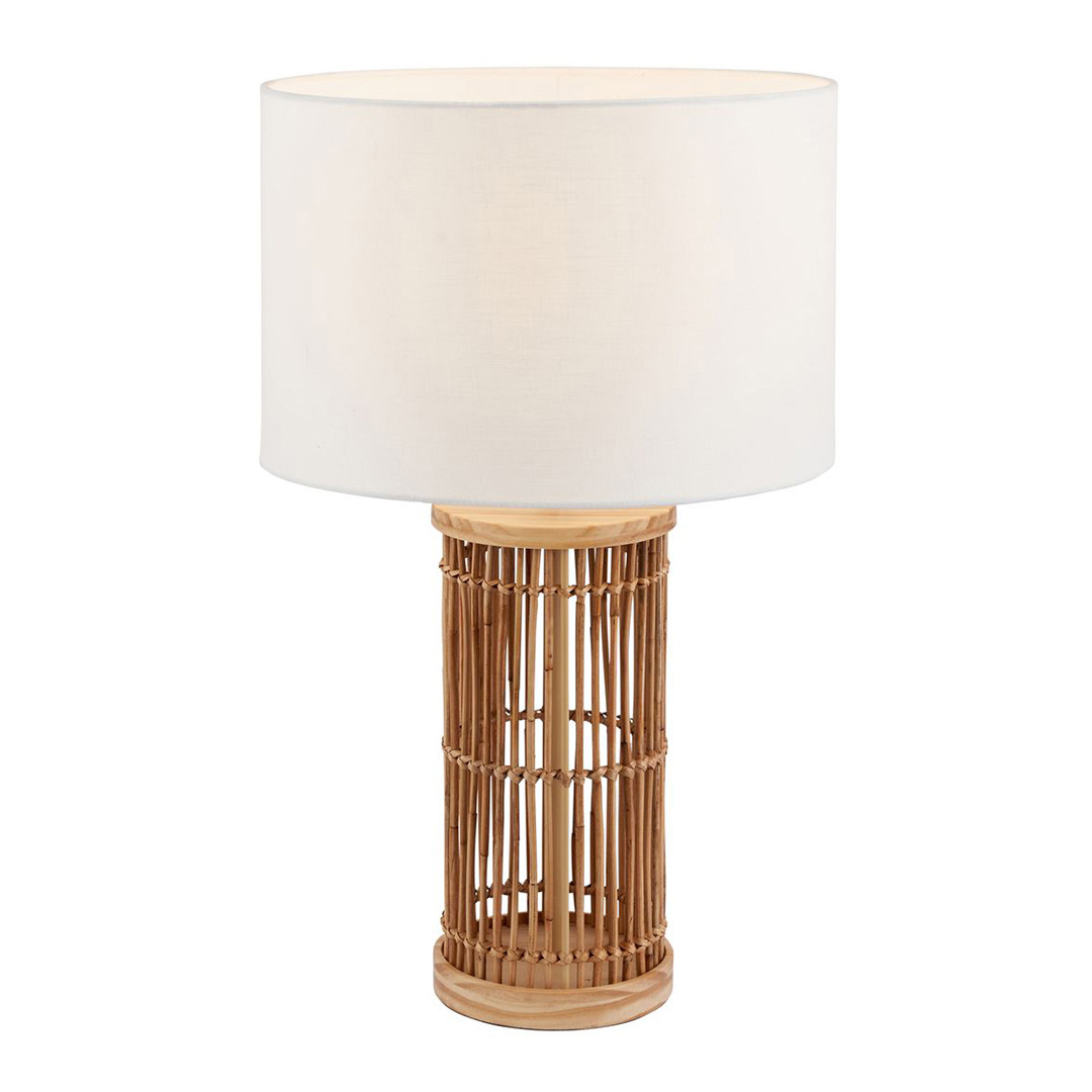 Pacific   Sorbus Natural Ribbed Tall Table Lamp in Size 14, BrandAlley