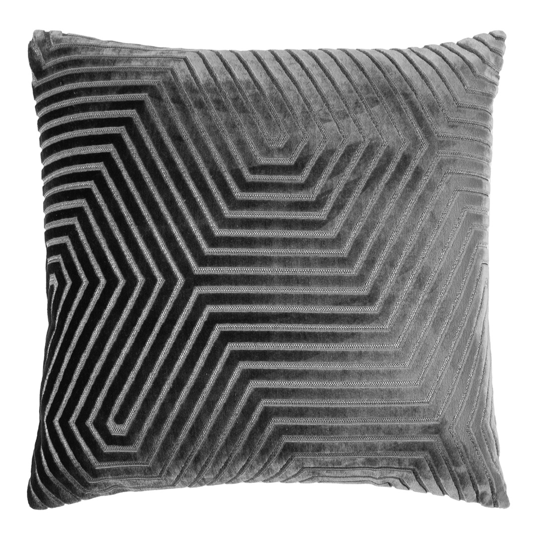 Evoke 45x45cm Cushion Charcoal