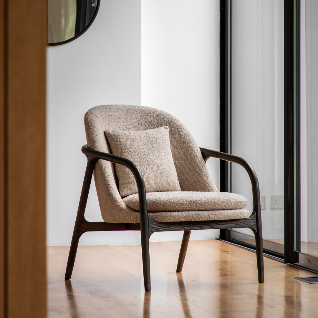 Gallery Living    Beige Marston Armchair Taupe in Size +44, BrandAlley