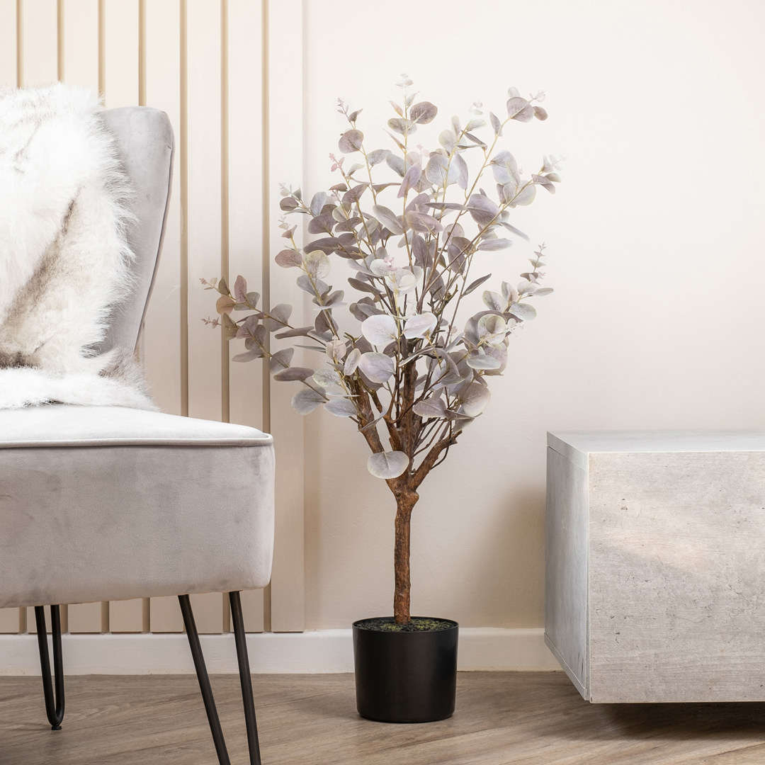 Scottish Everlastings   Faux Eucalyptus Tree 95cm in Size 95cm, BrandAlley