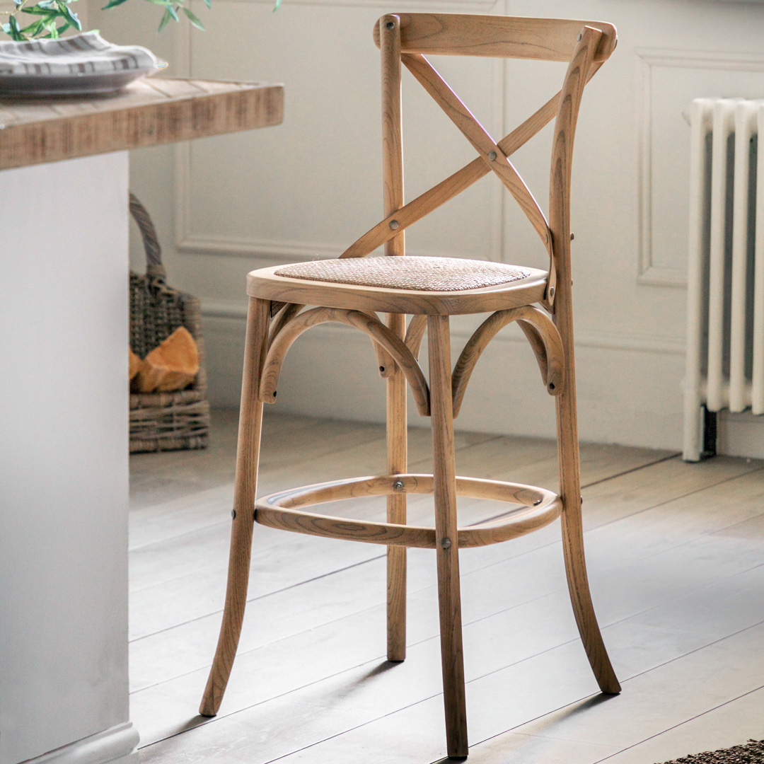 Gallery Living   Agoura Stool Natural/Rattan  in Size Set of 2, BrandAlley