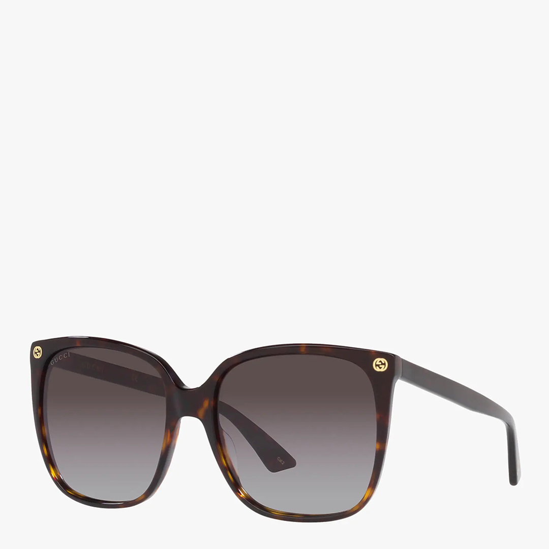 Gucci Women's   Brown Sunglasses 57Mm in Size 18, BrandAlley