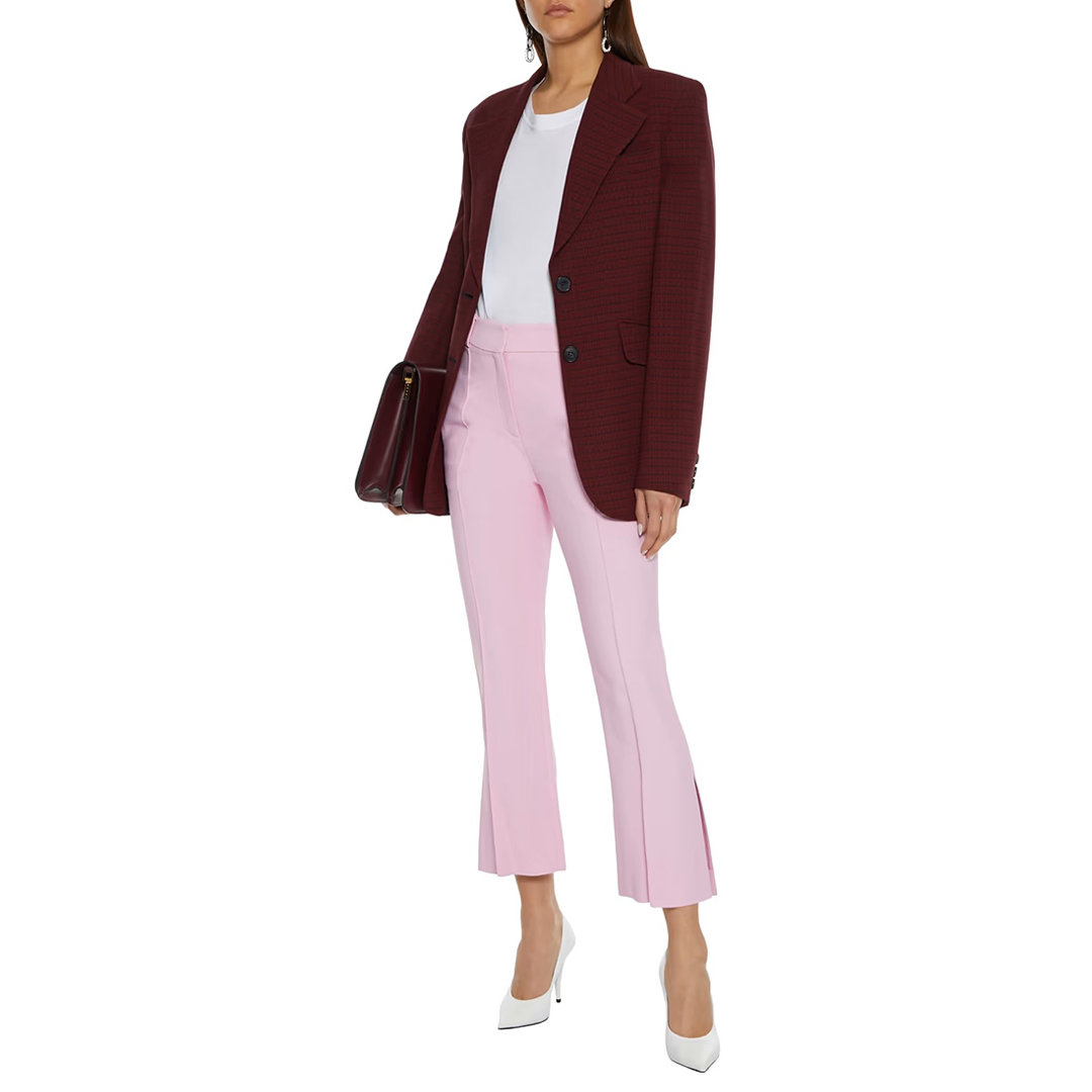 Burgundy Jarvis Wool Blend Jacket