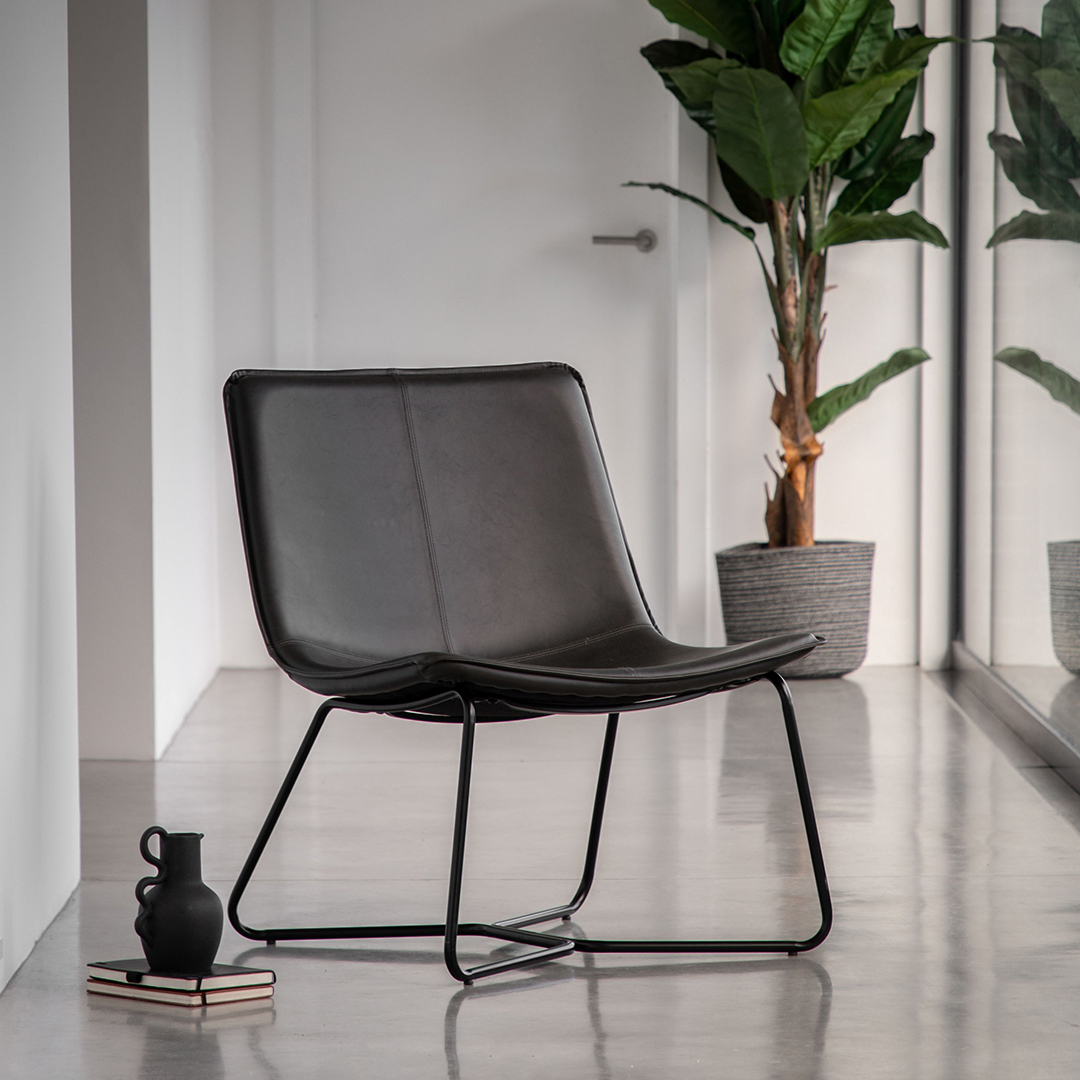 Gallery Living   Alexandra Lounge Chair Charcoal in Size 65.5cm, BrandAlley
