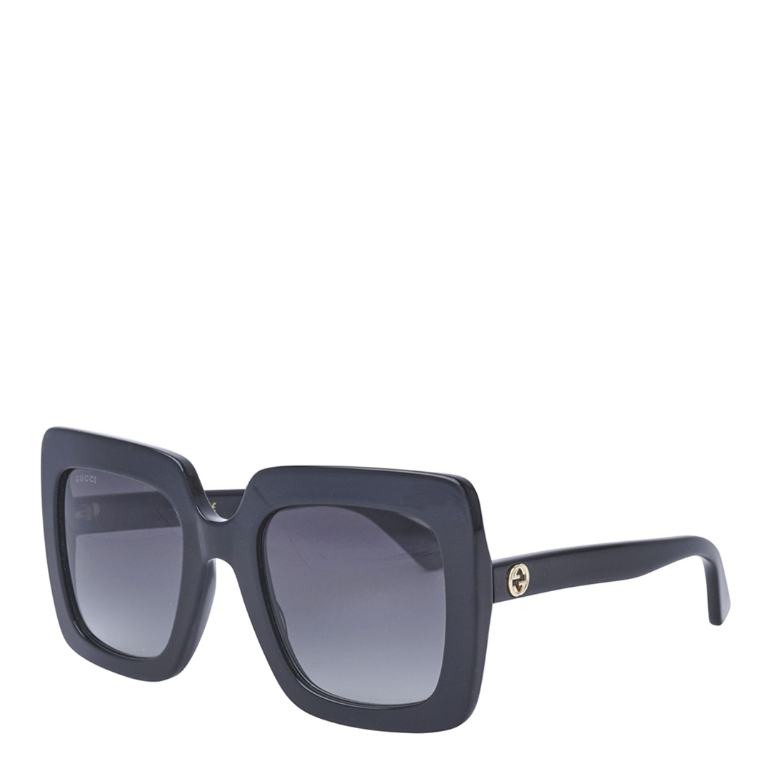 Gucci Women's   Black Sunglasses 53Mm in Size 25, BrandAlley