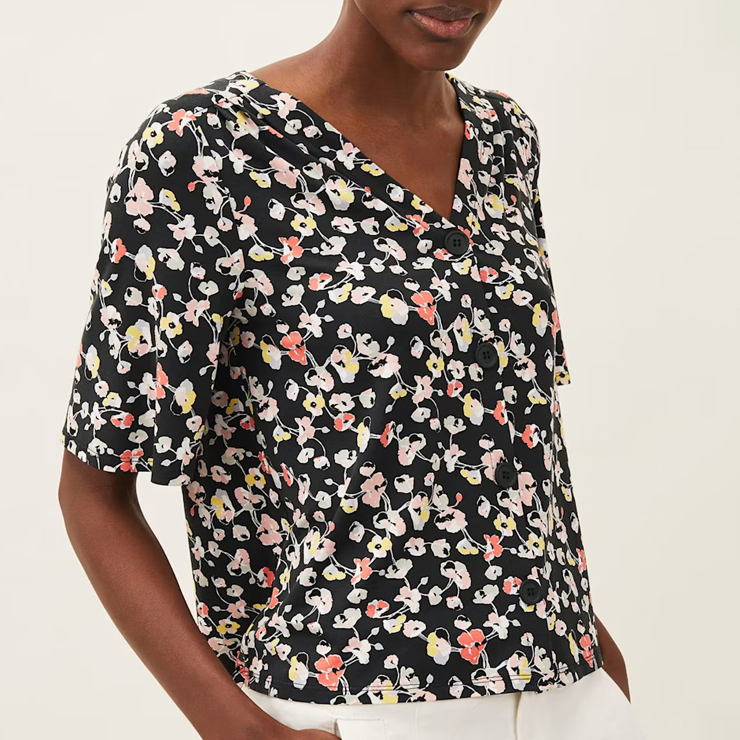 Multi Dila Ditsy Print Top