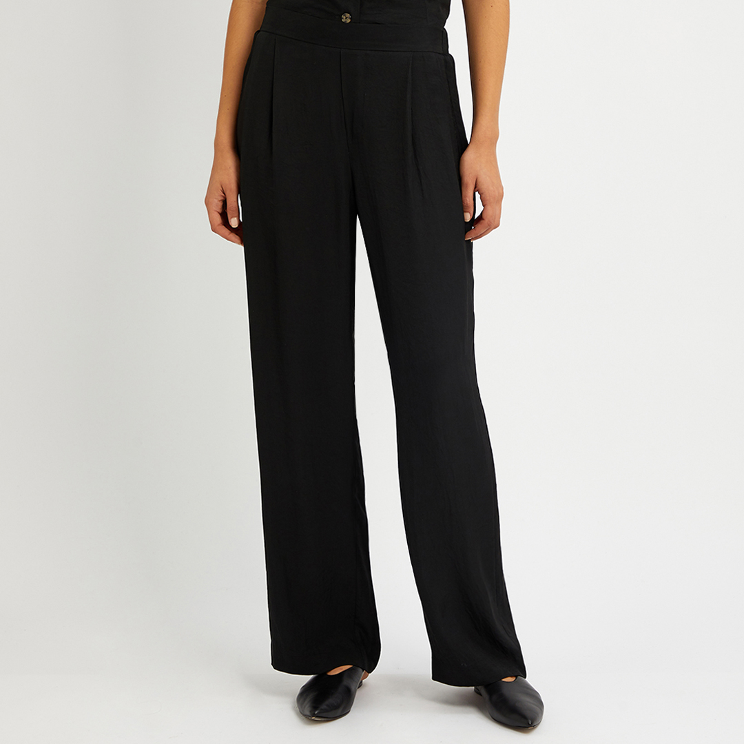 Black Acetate Trouser - NÂ°Â· Eleven - Modalova