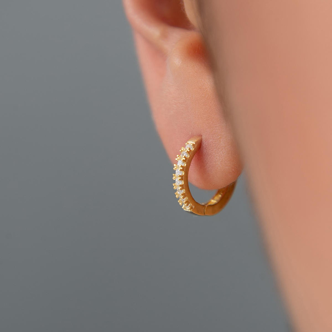 Silver Earrings - Elika - Modalova