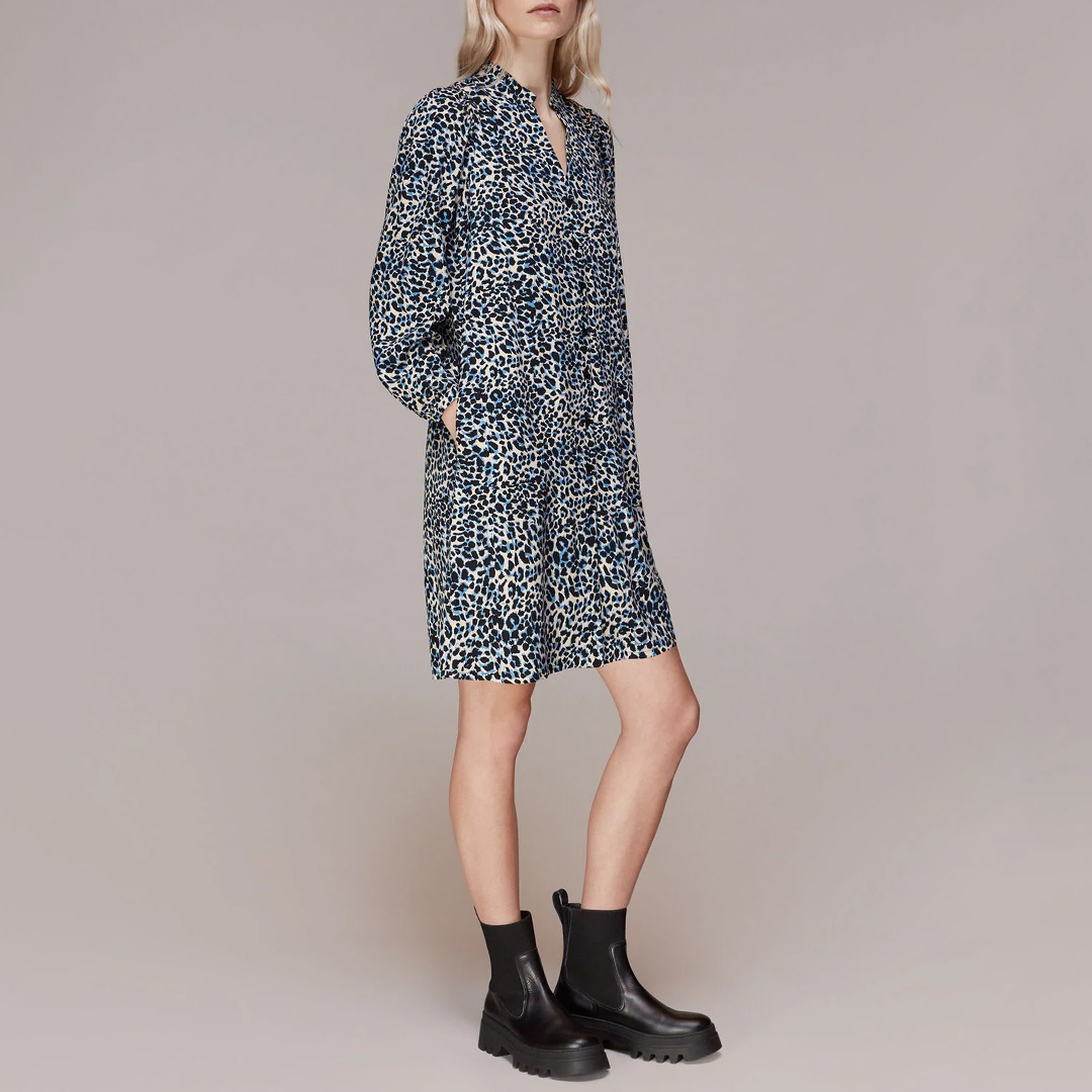 Multi Eva Abstract Cheetah Dress