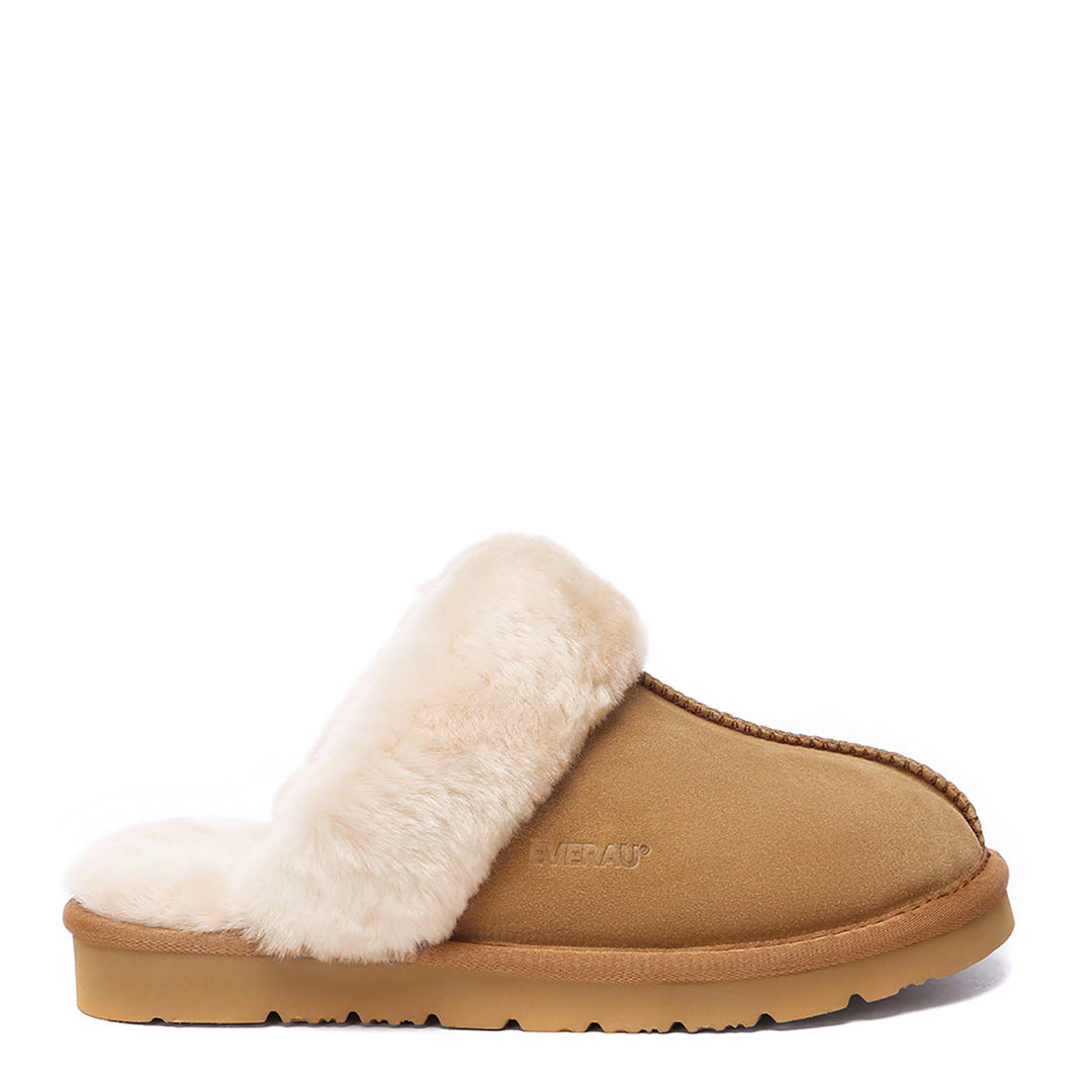 Everau Women's   Brown Chestnut Raven Slippers in Size 4, BrandAlley