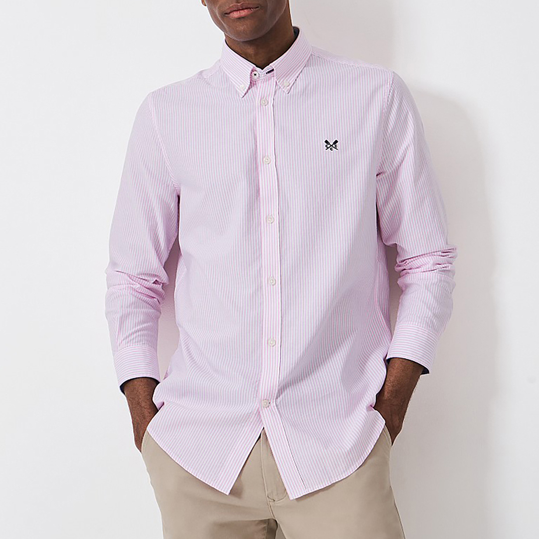 Pink Striped Cotton Shirt