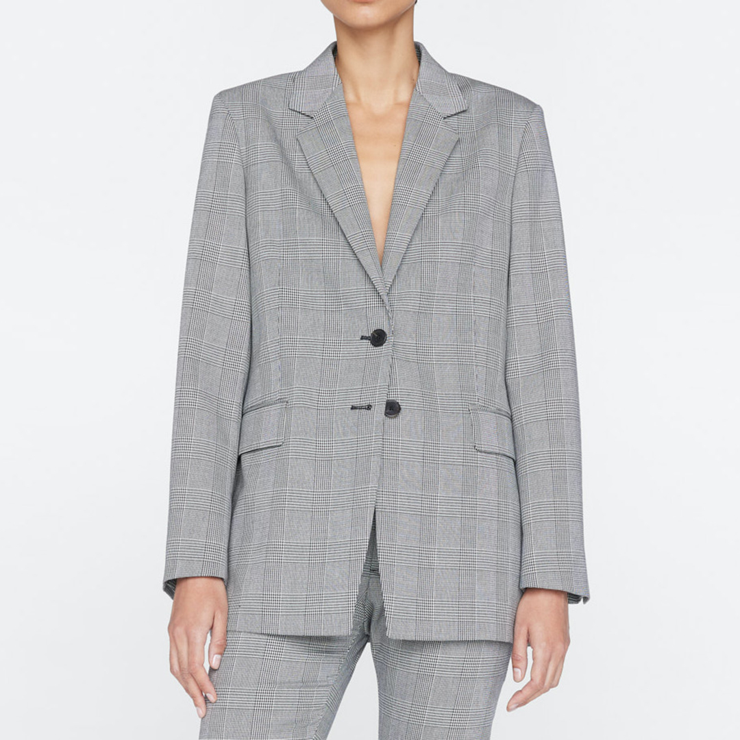 Grey Oversized Blazer