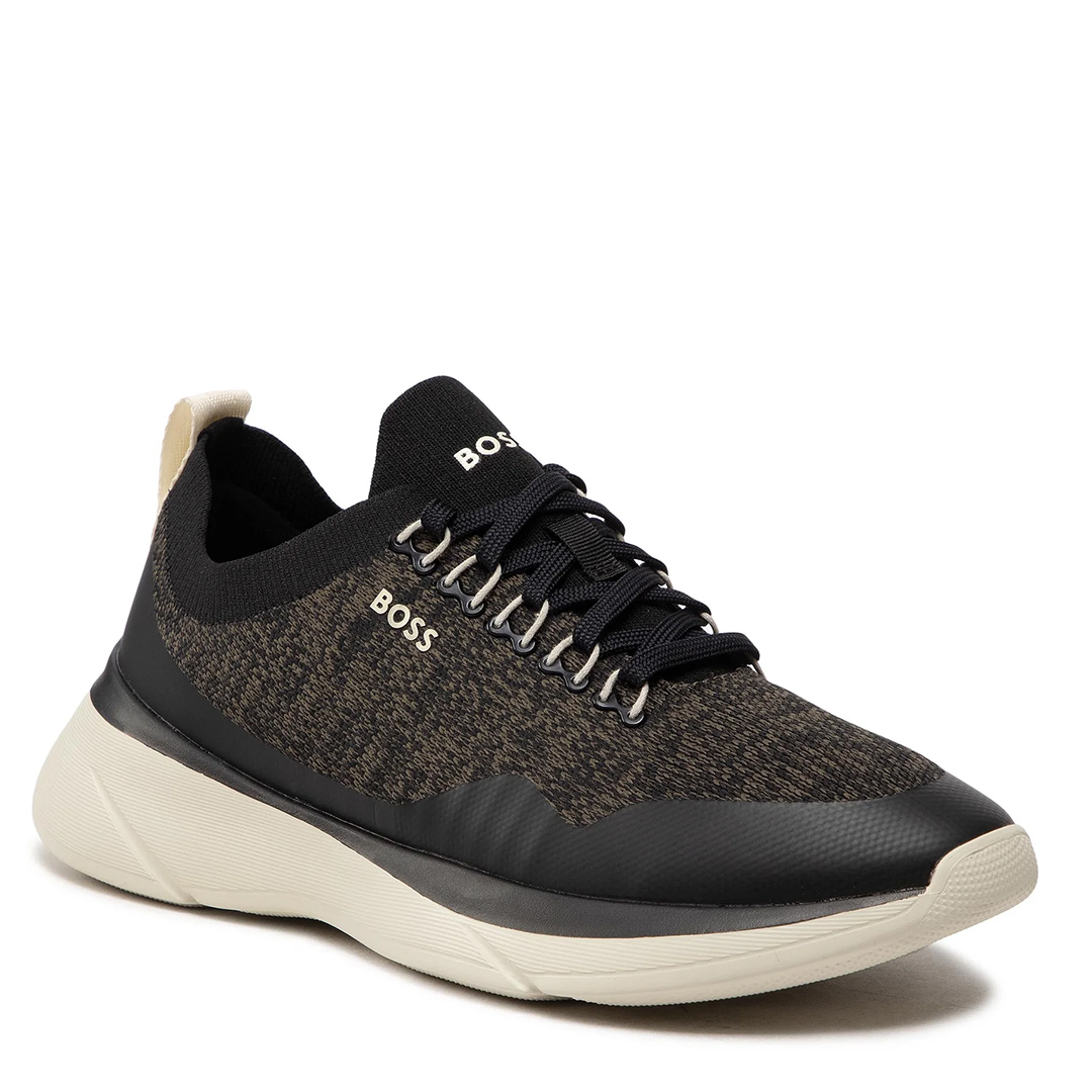 Khaki Dean Trainers - BOSS - Modalova