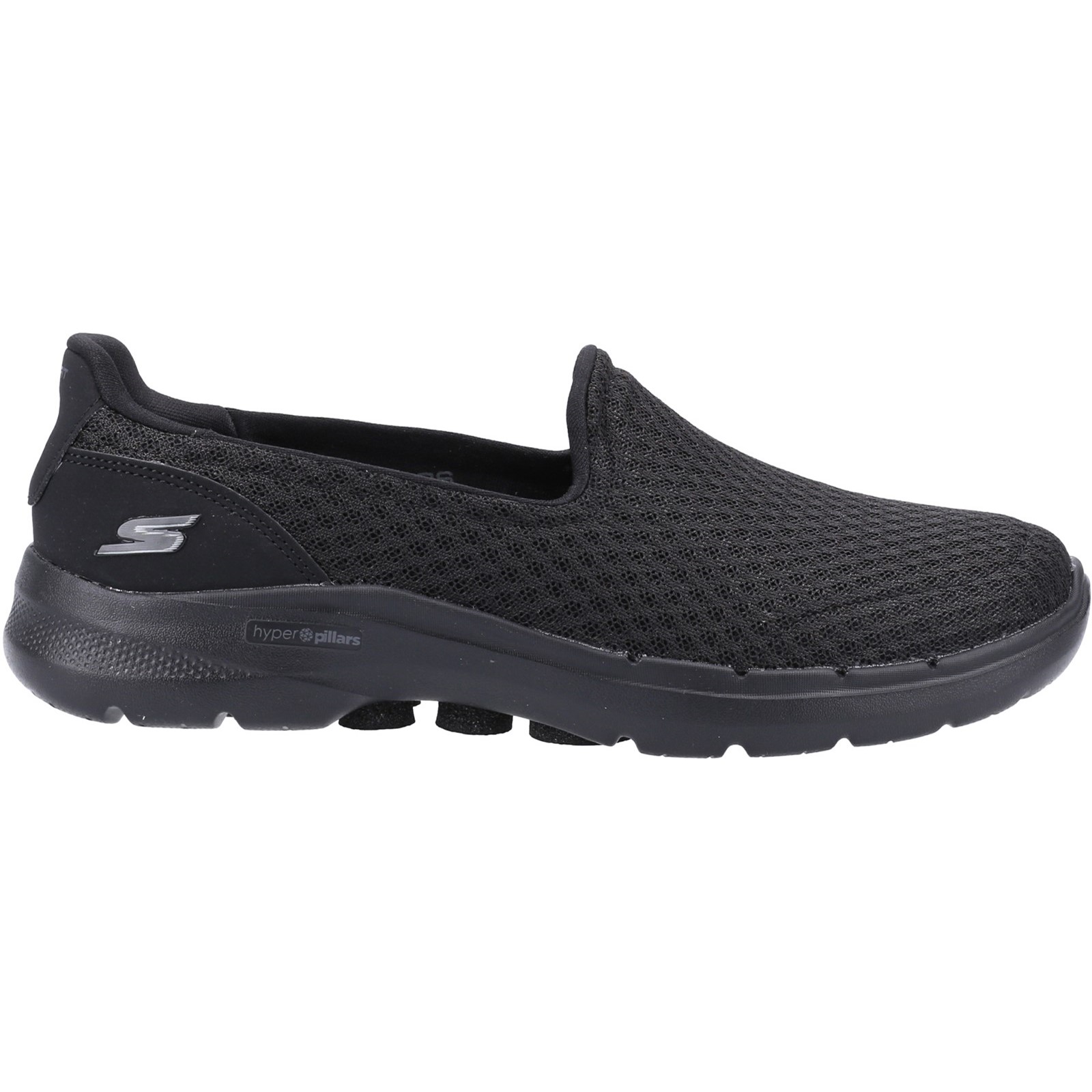 Skechers Women's  Black GOwalk 6 Big Splash Shoe in Size 3, BrandAlley