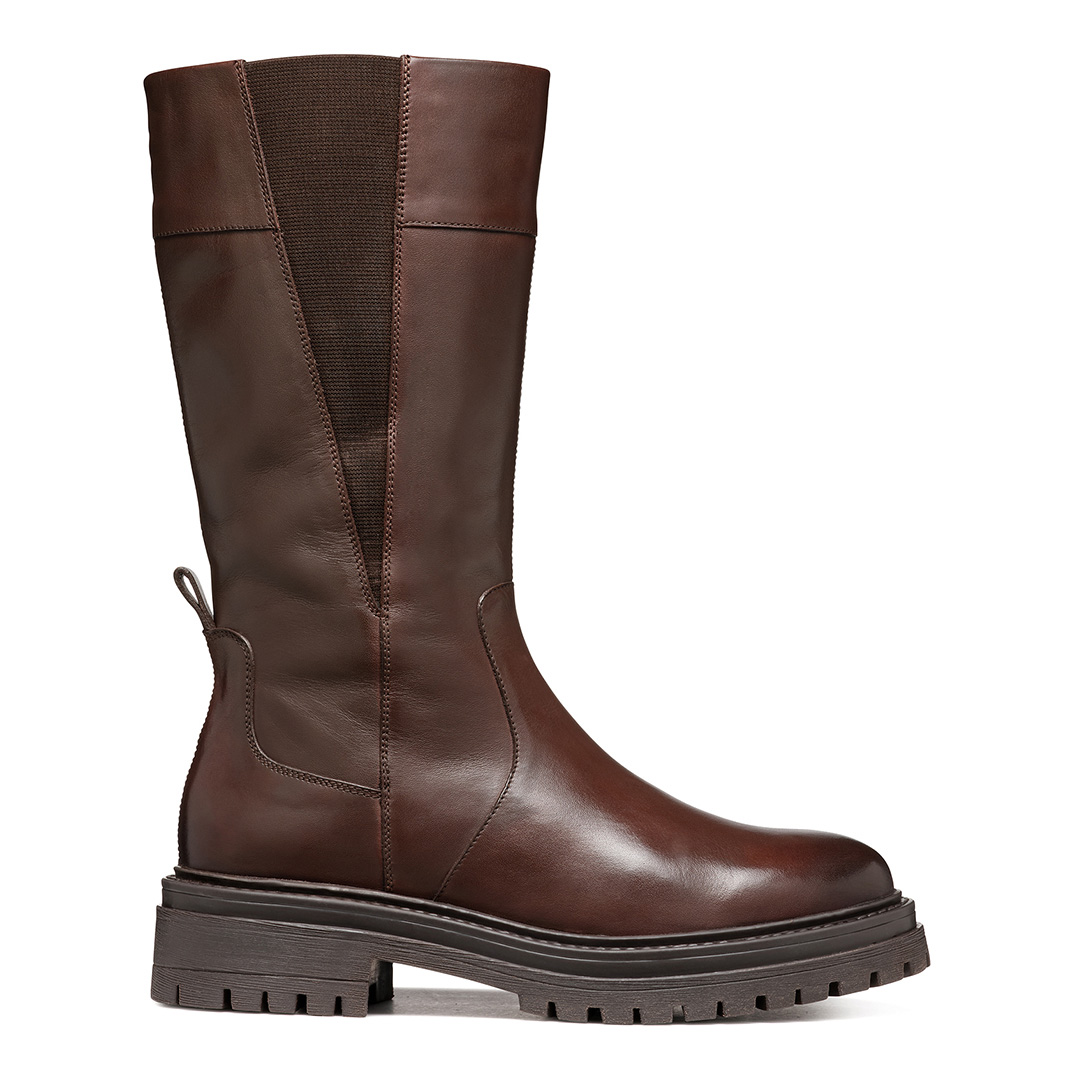 Women's Brown Leather Eleana Long Boot