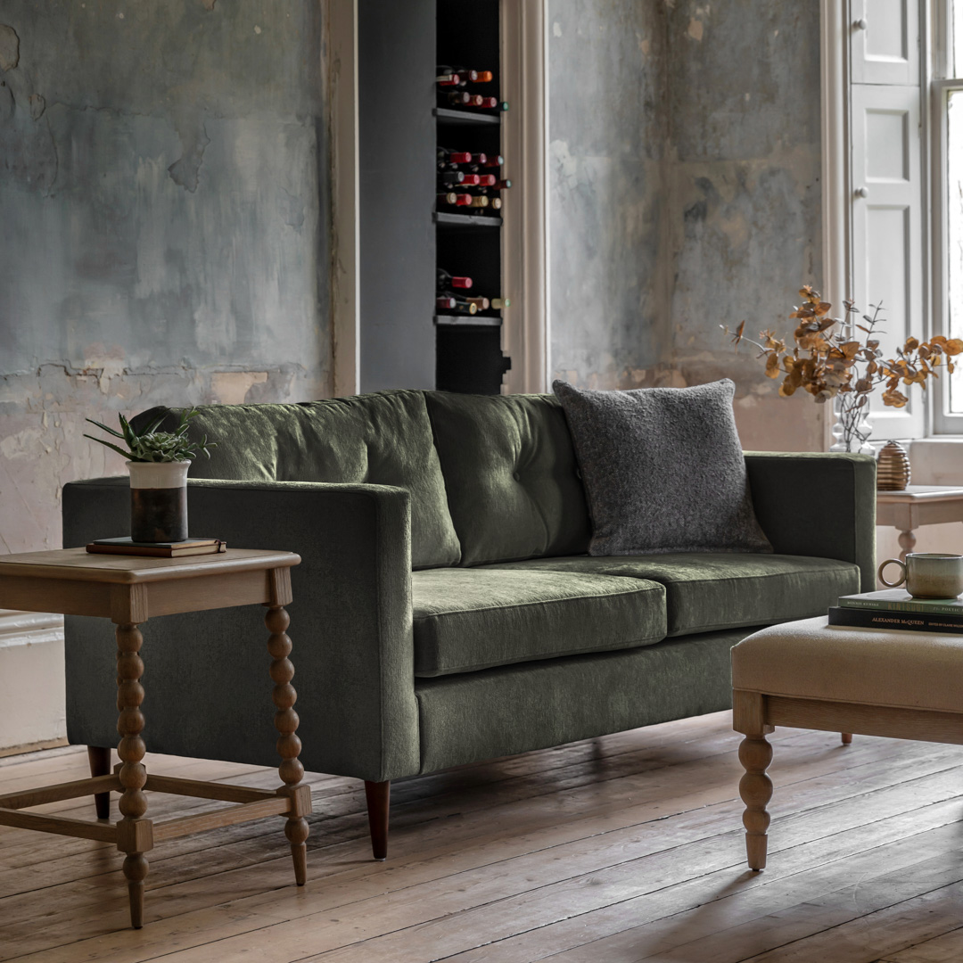 Gallery Living   Hopefield Sofa 3 Seater Forest in Size 3, BrandAlley