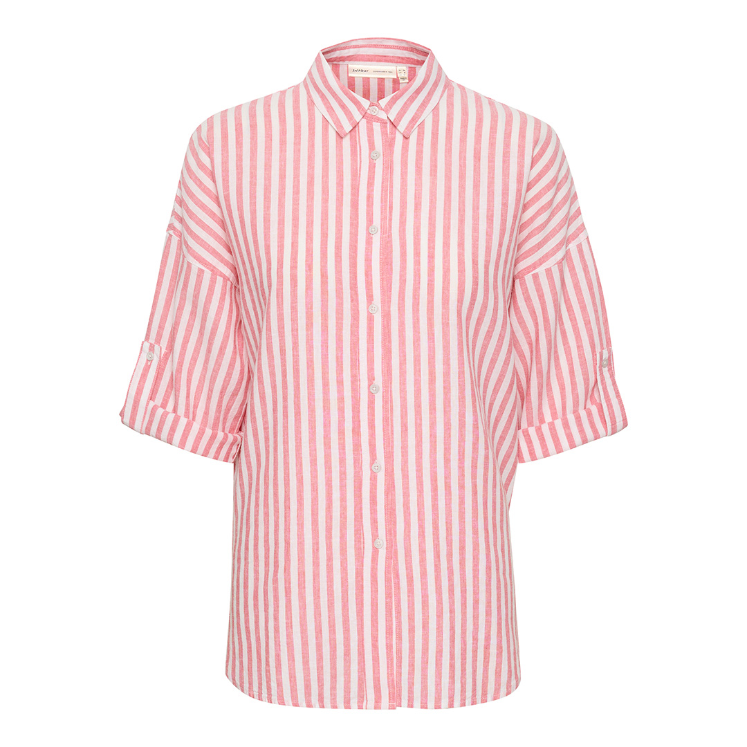 Pink Striped Blouse