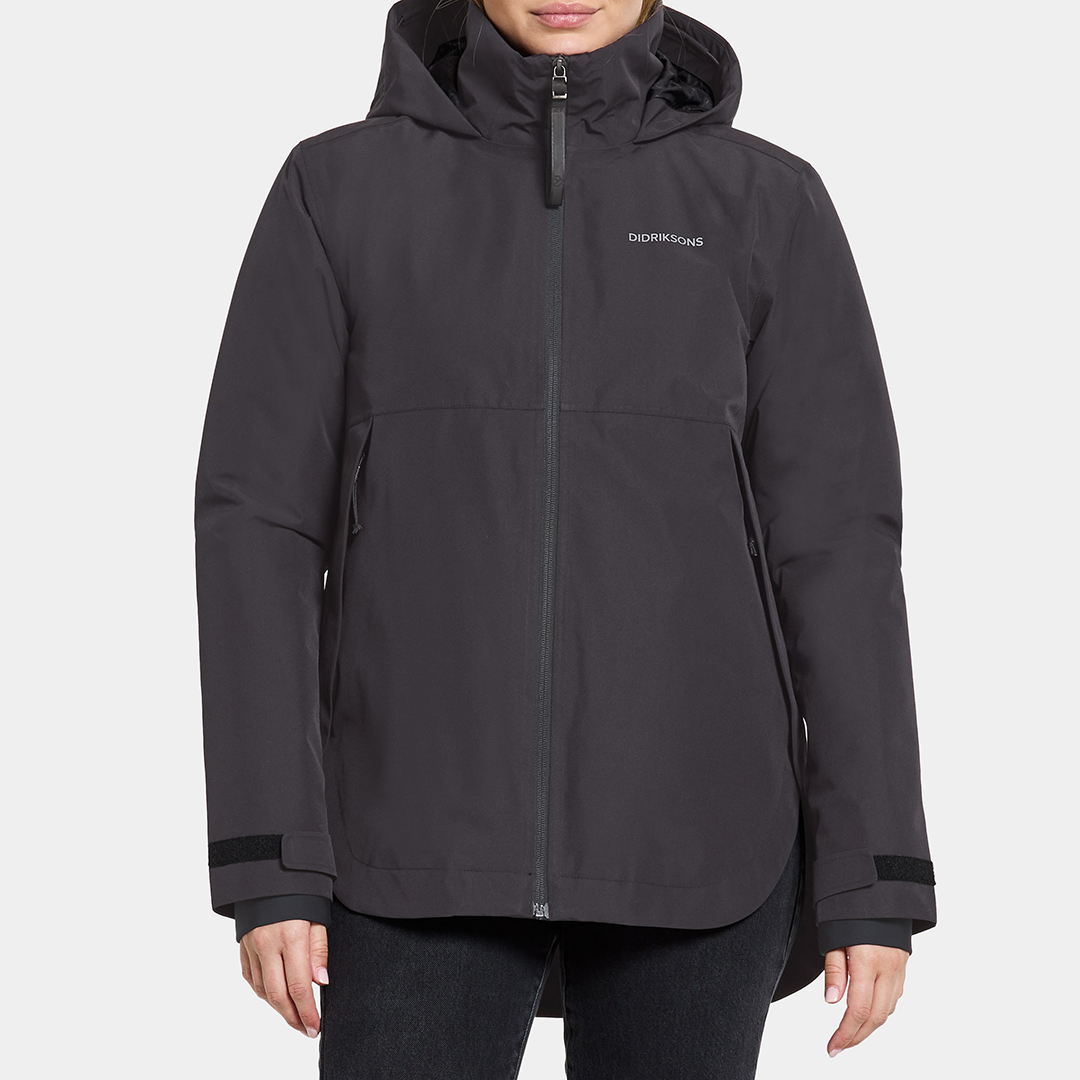 Black Jennie Waterproof Jacket
