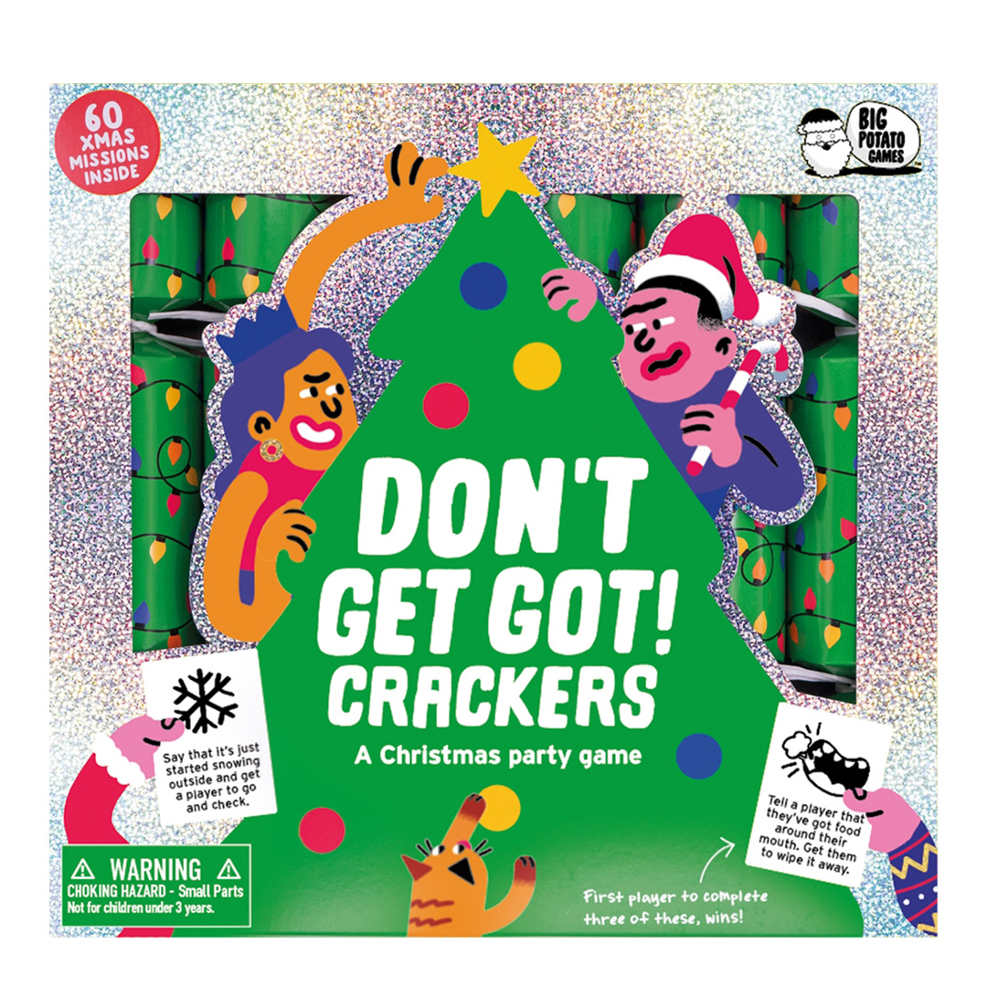 Set Of 6 Don’t Get Got Christmas Crackers
