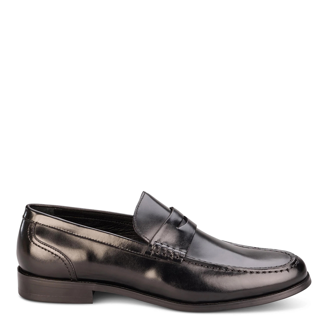 Black Leather Downey Loafer