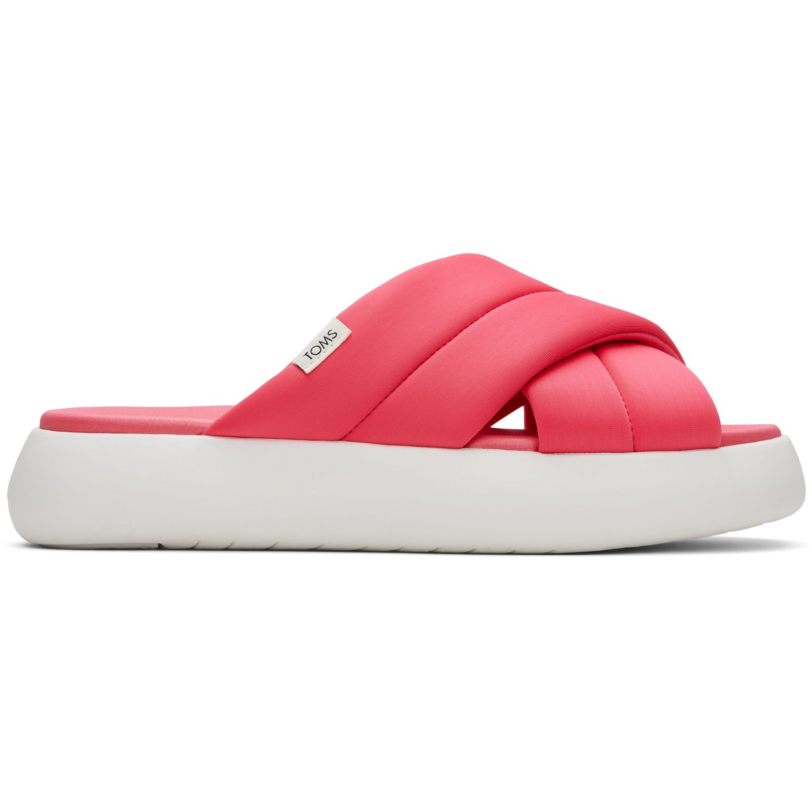 Toms Women's   Pink Alpargata Mallow Crossover Slide in Size 6, BrandAlley