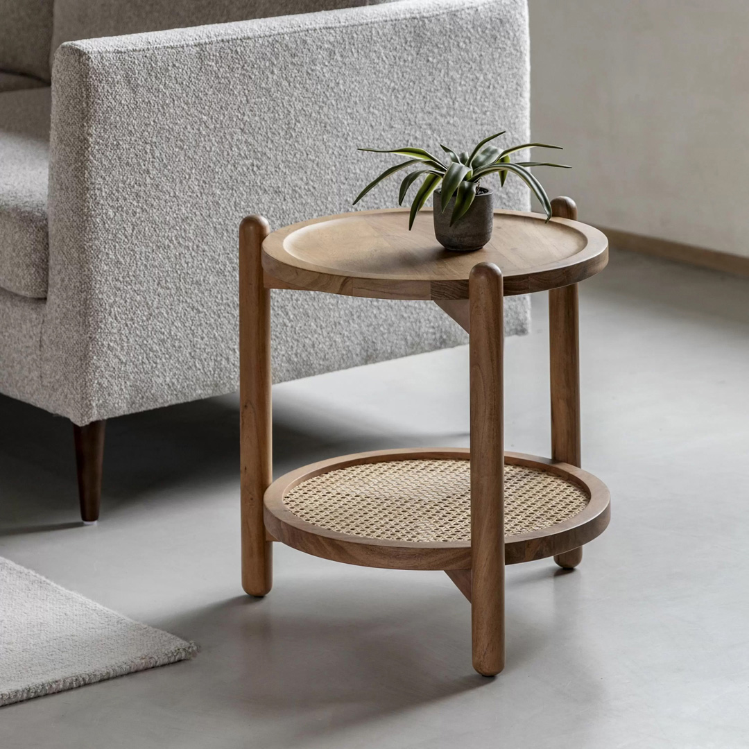 Gallery Living    Brown Wingfield Side Table in Size 10cm, BrandAlley