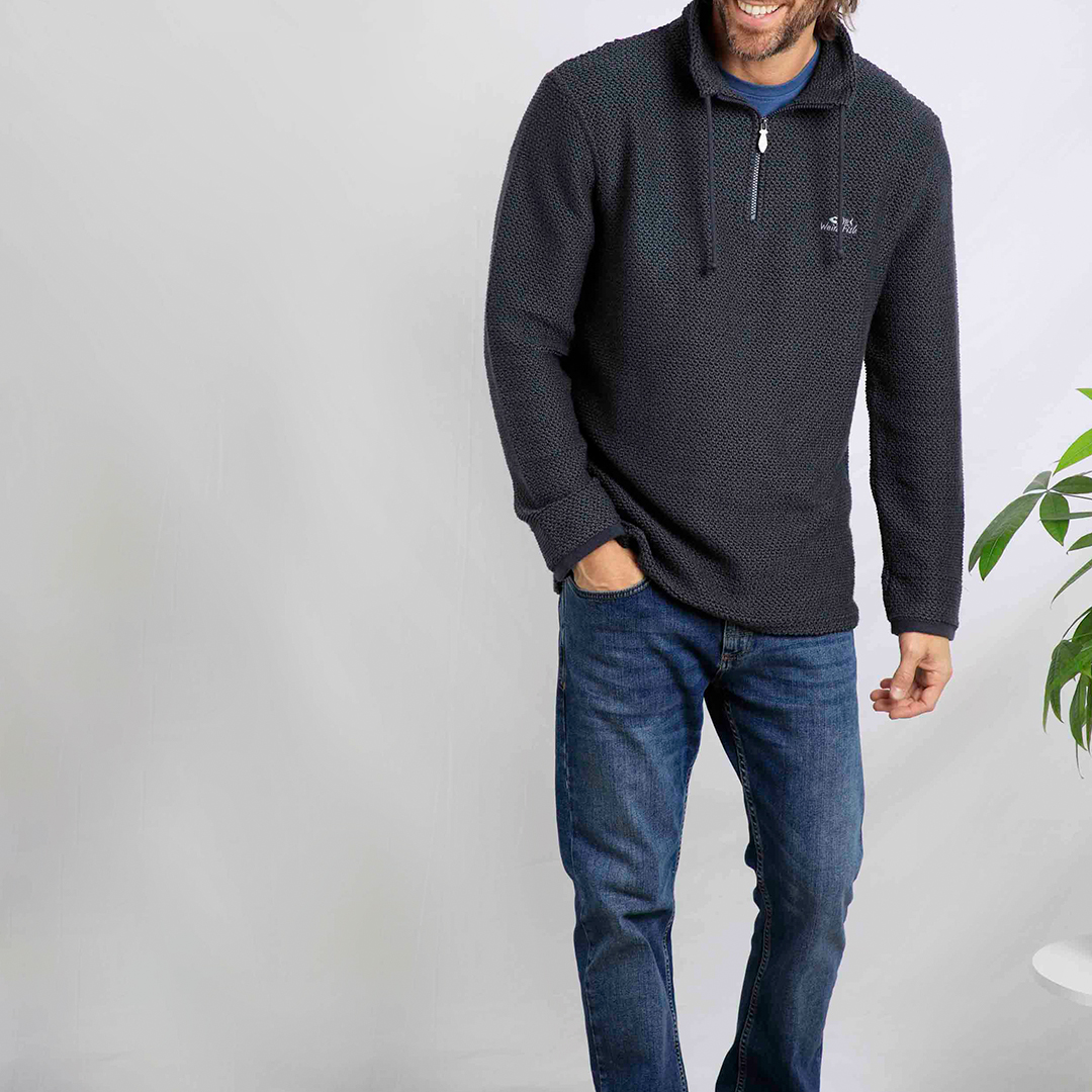 Navy Cruiser 1/4 Zip Sweatshirt