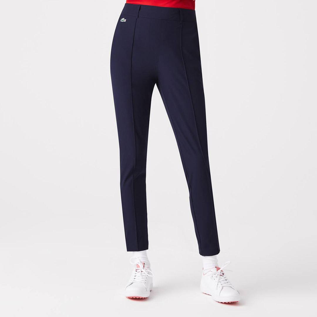 Lacoste Women's  Navy Straight Leg Trousers in Size 10, BrandAlley