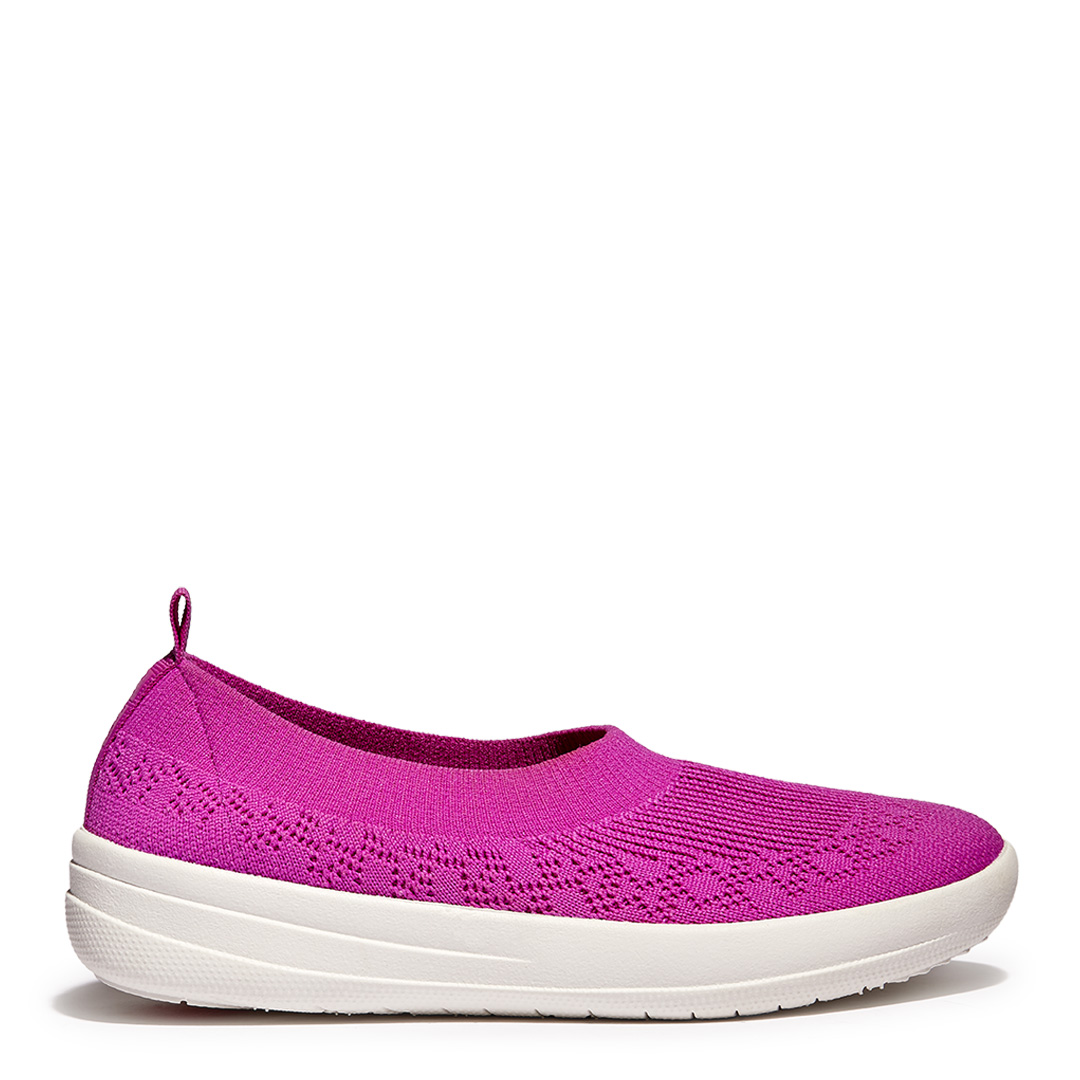 Violet Uberknit Slip On Ballerina Shoes