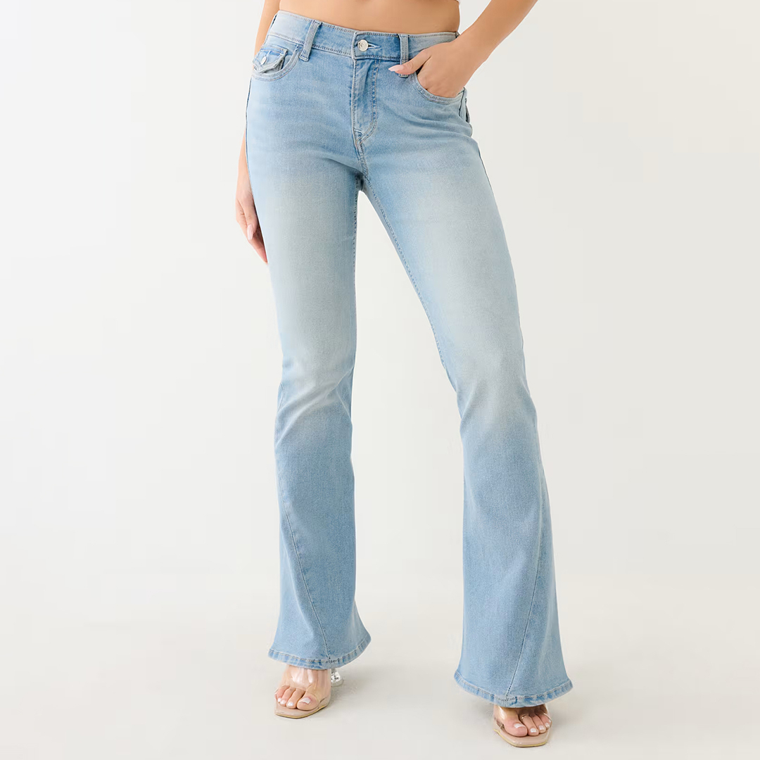 Light Blue Joey Mid Rise Jeans