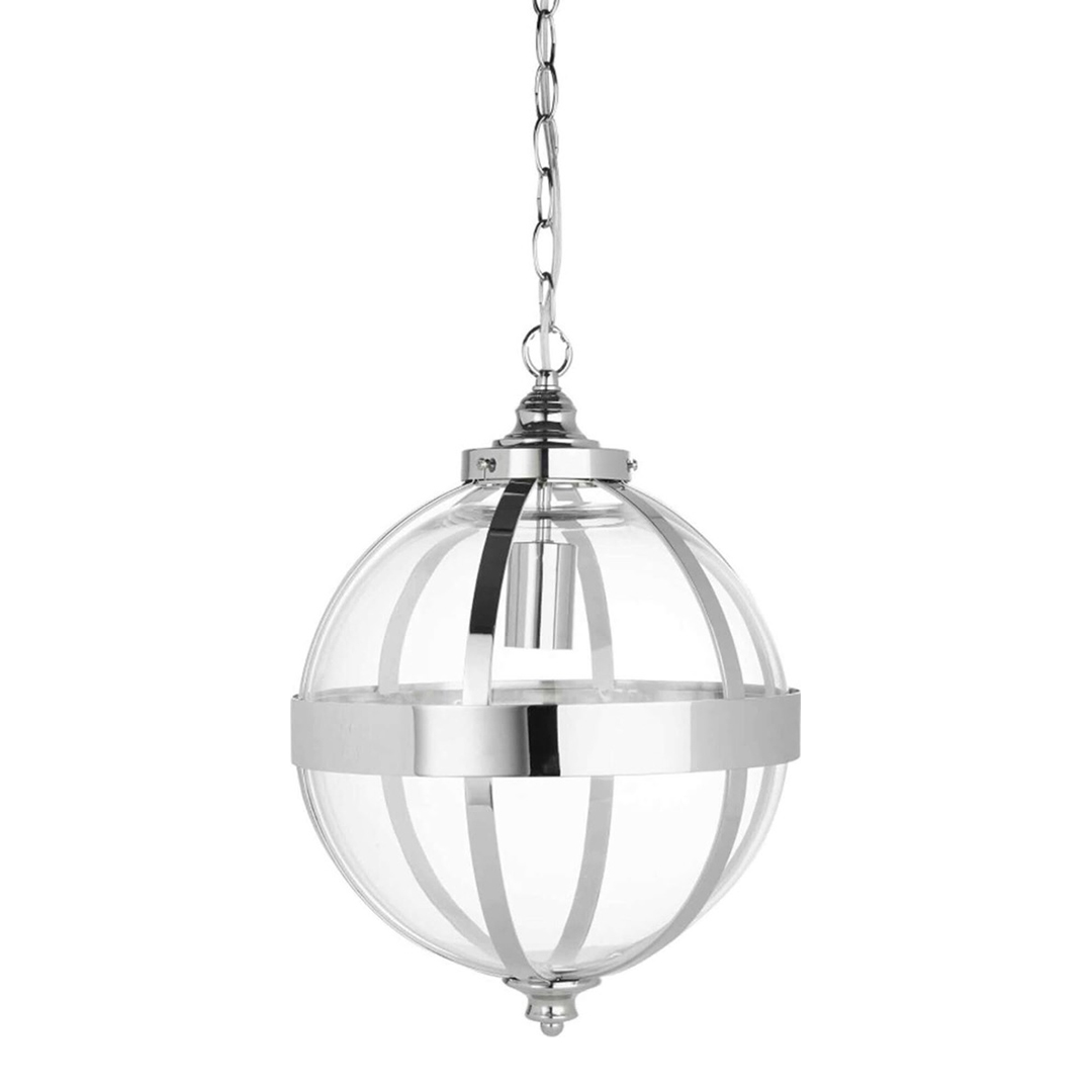 Odiham Grand Pendant Polished Nickel - Laura Ashley - Modalova