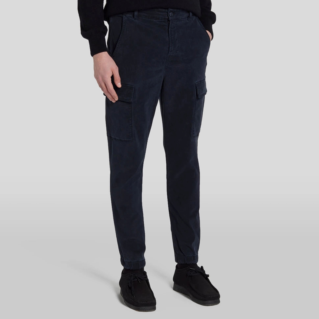 Dark Blue Cargo Chinos