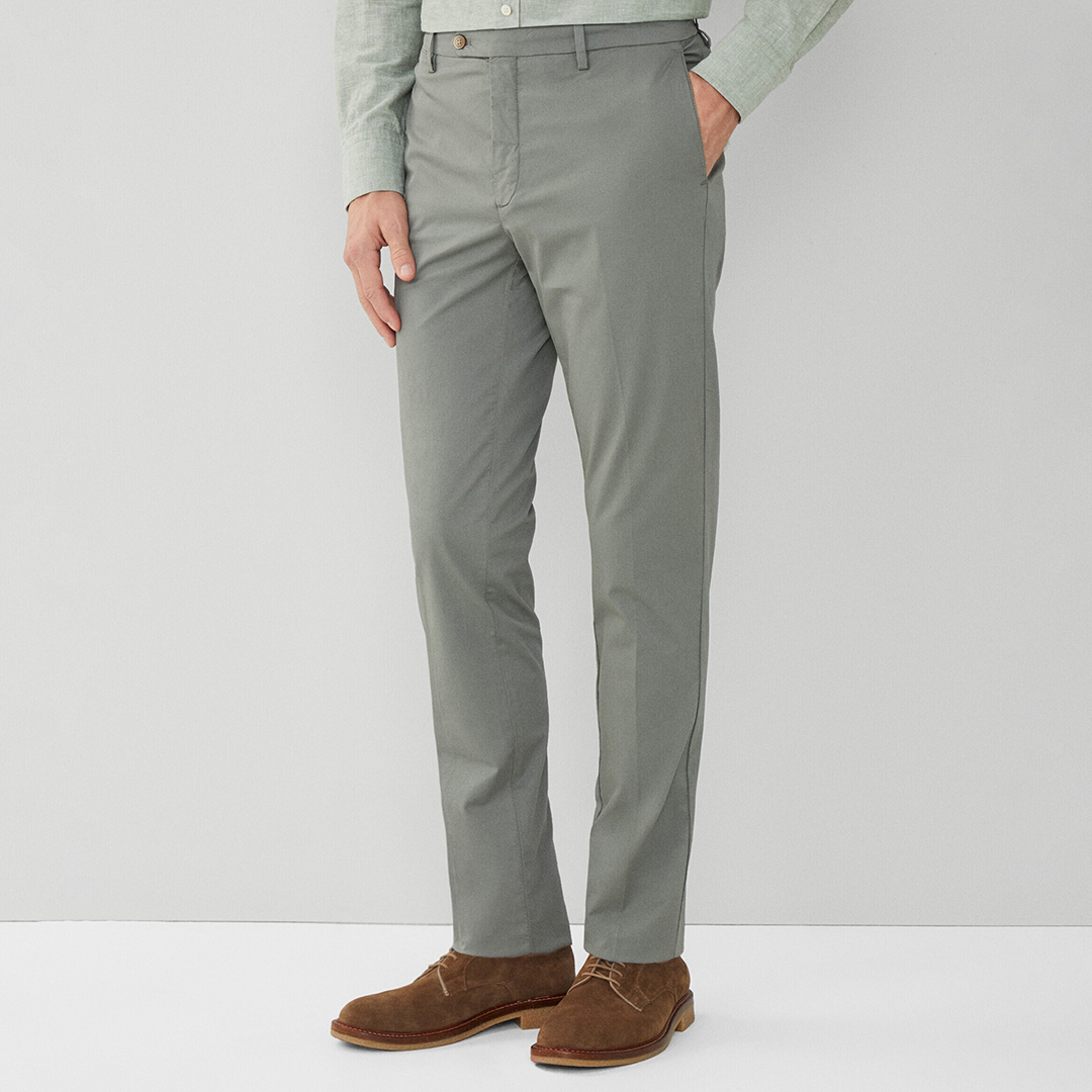 Grey Ultra Stretch Chinos