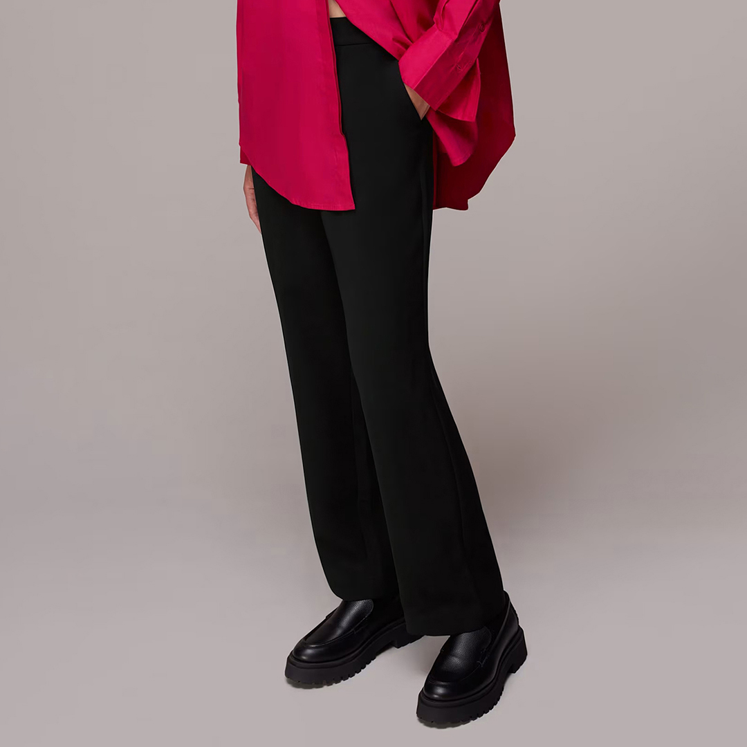 Black Gillian Tapered Trousers
