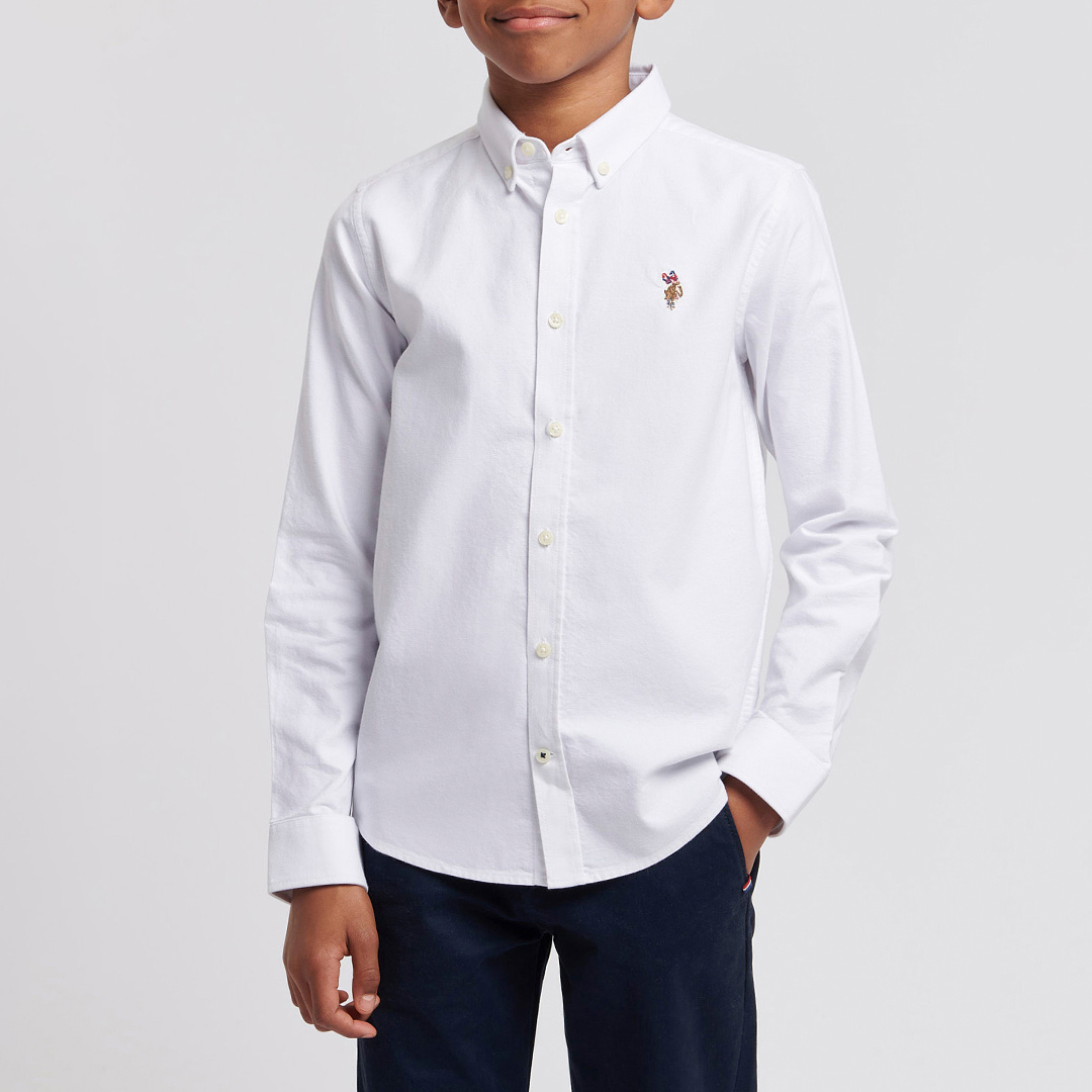 U.S. Polo Assn. Boy’s Oxford LS Shirt – Size 14/15 Years