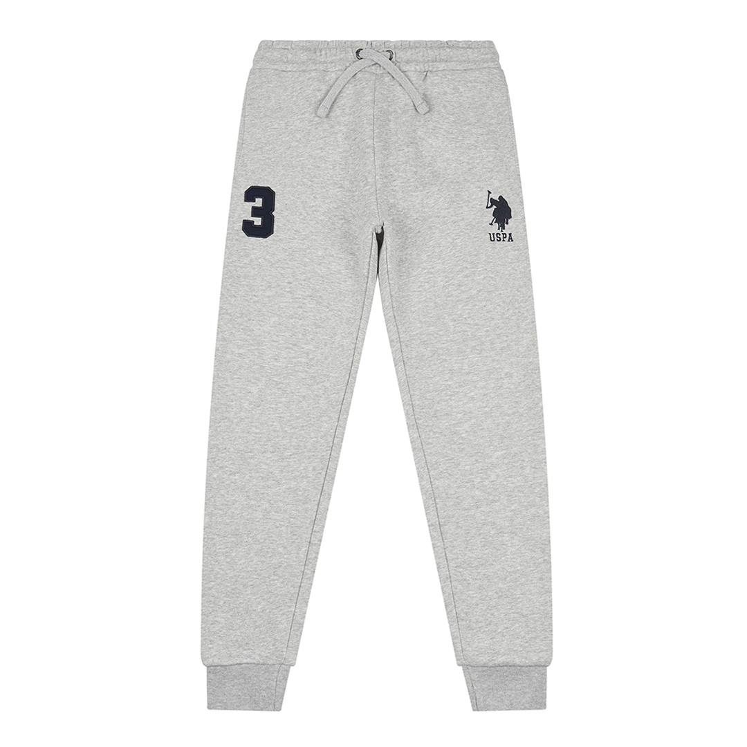 Boy’s Grey Patch Logo Cotton Joggers Boy’s Grey Patch Logo Cotton Joggers