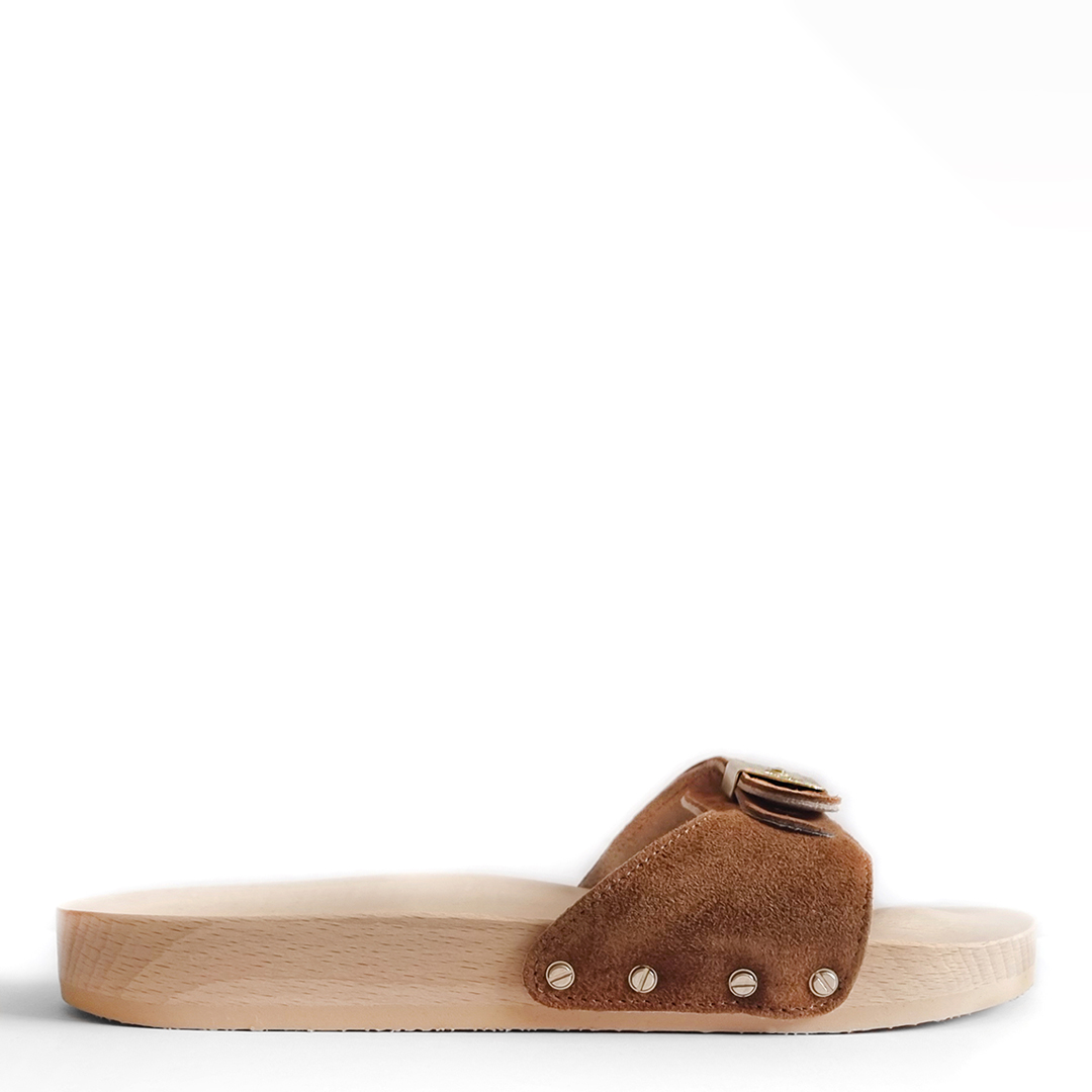 Women's Cognac Pescura Flat Sandal