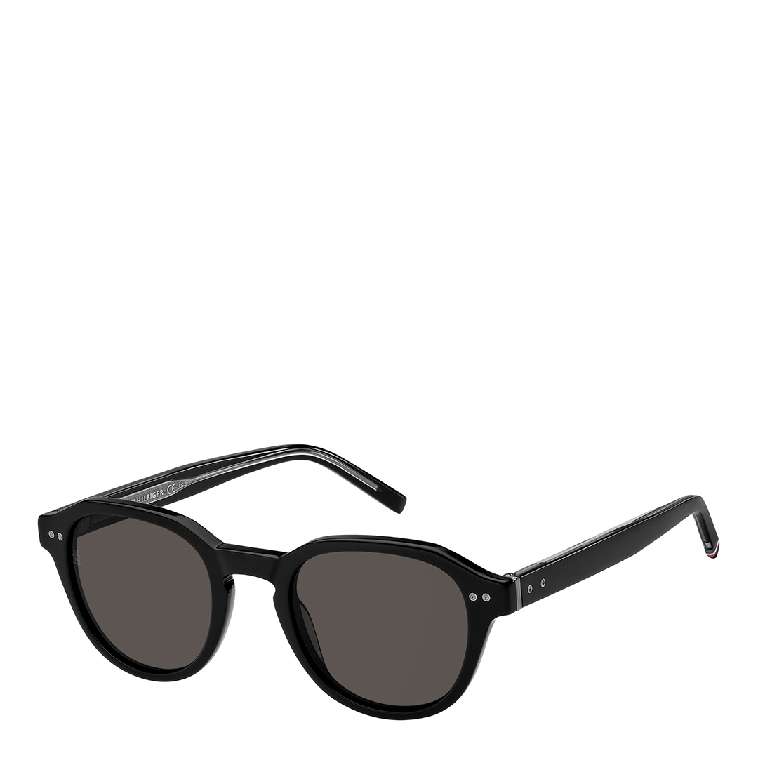 Tommy Hilfiger Men's   Black Rectangular Sunglasses 49Mm in Size 42, BrandAlley