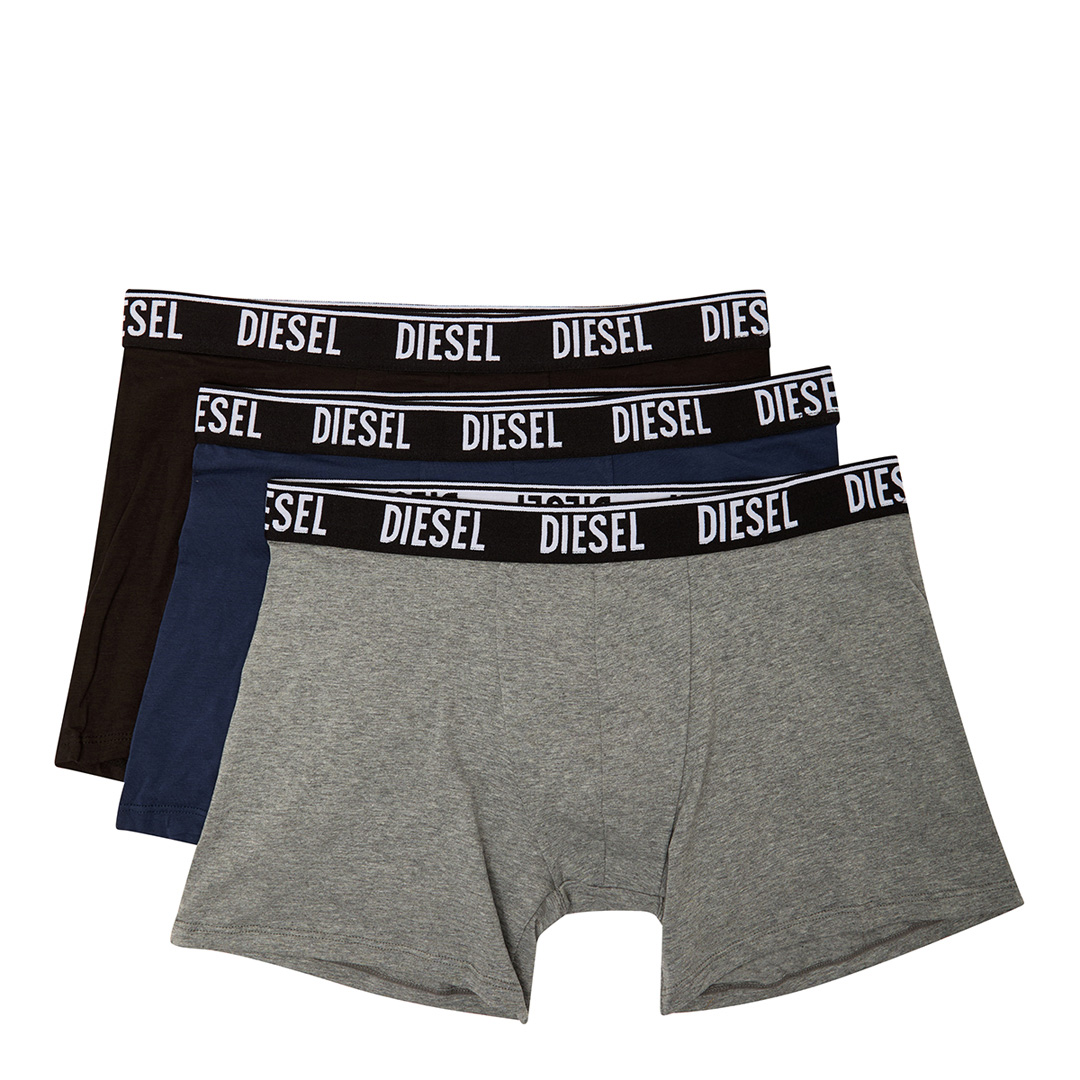 Grey Multi Sebastian 3 Pack Boxers