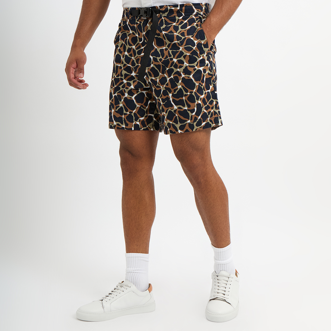 Khaki Sino-Shorts