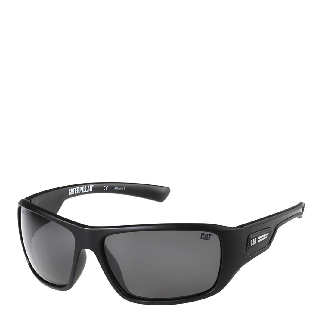 CAT Men's   Grey  Black Sunglasses 64Mm in Size 15, BrandAlley