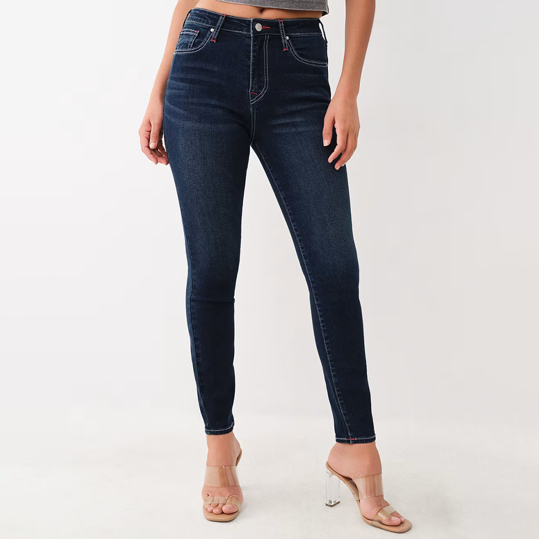 Indigo Halle High Rise Stretch Skinny Jeans